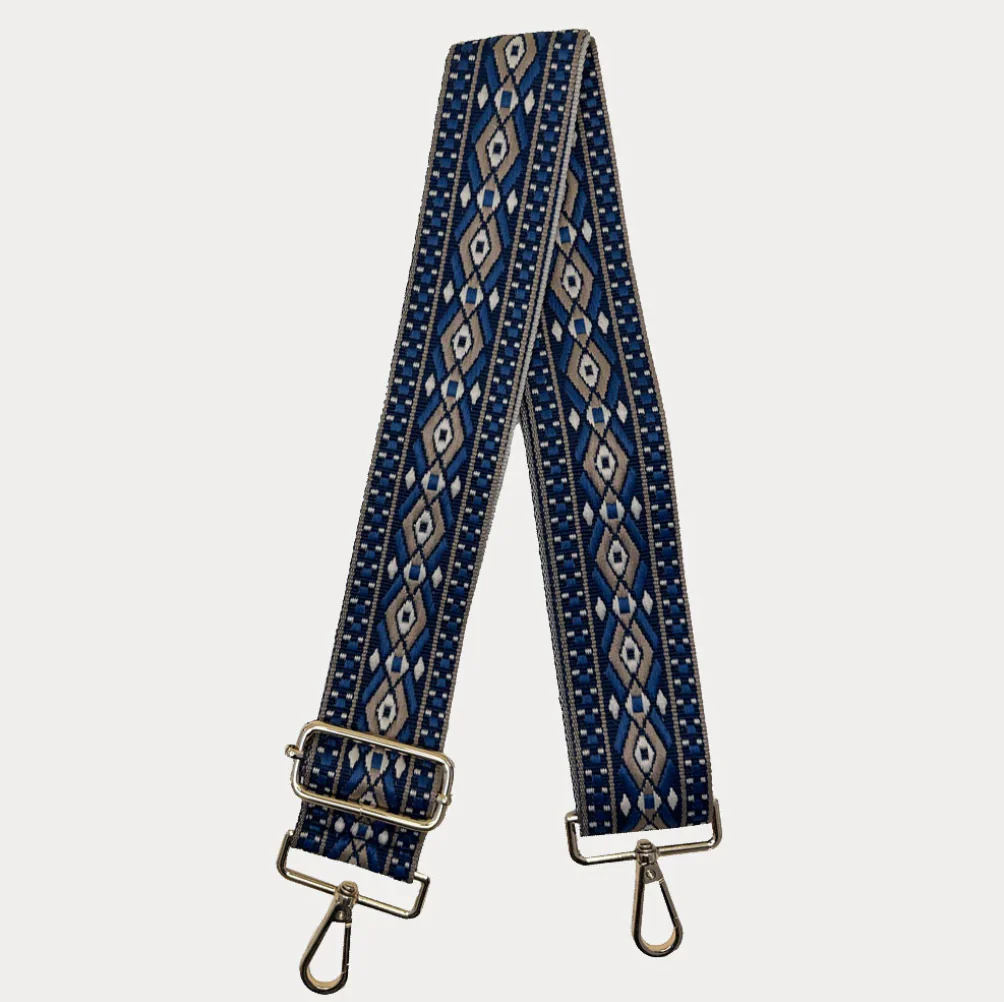 Ahdorned Double Diamond Interchangeable Woven Bag Strap - Image 2