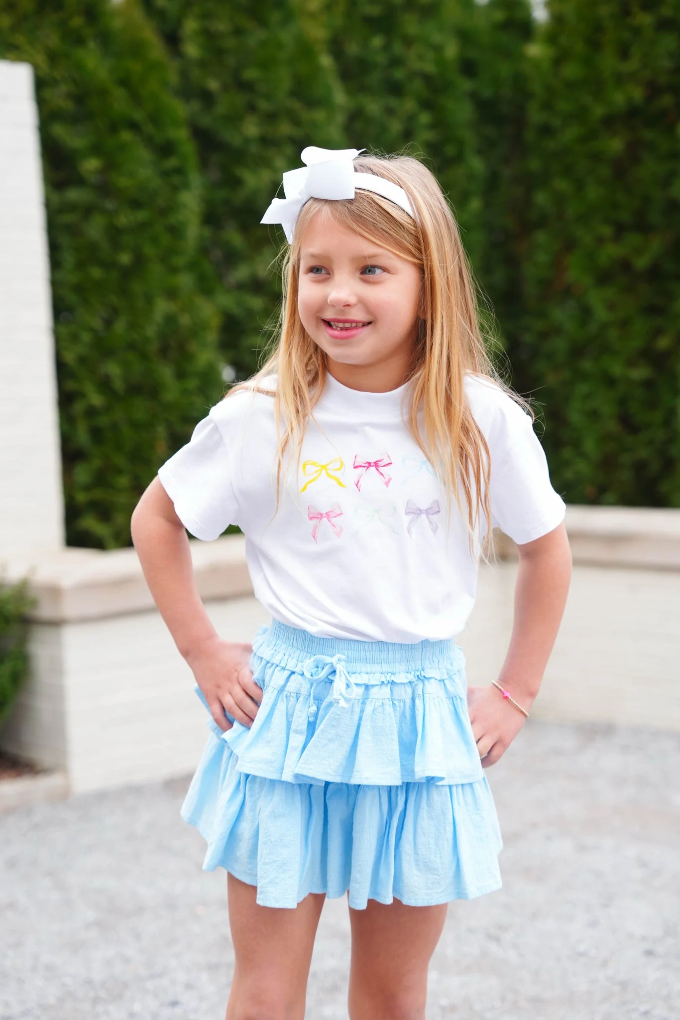Girls' Azarhia Bows Tee - Image 3
