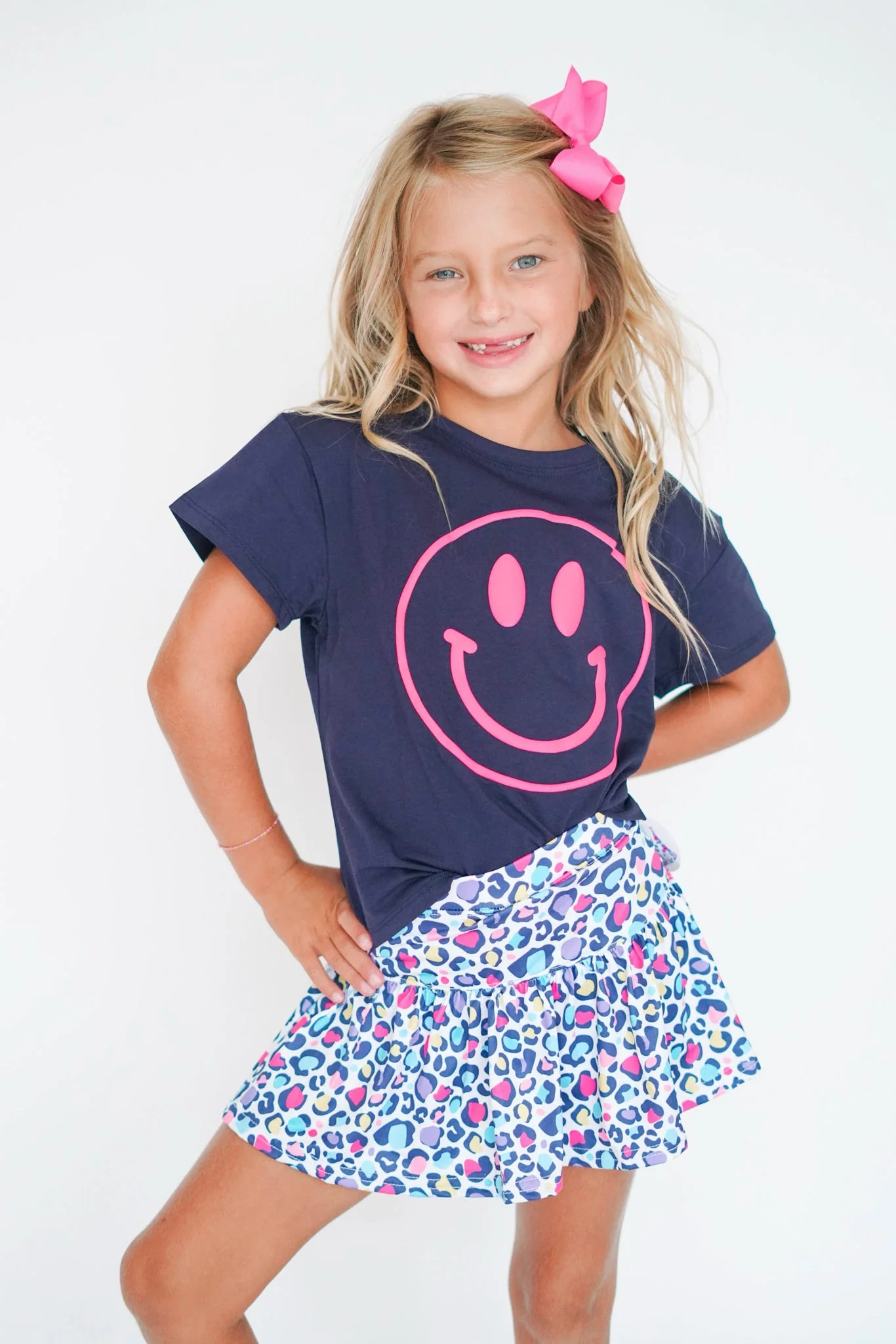 Girls' Azarhia Gathered Skort Print - Image 4