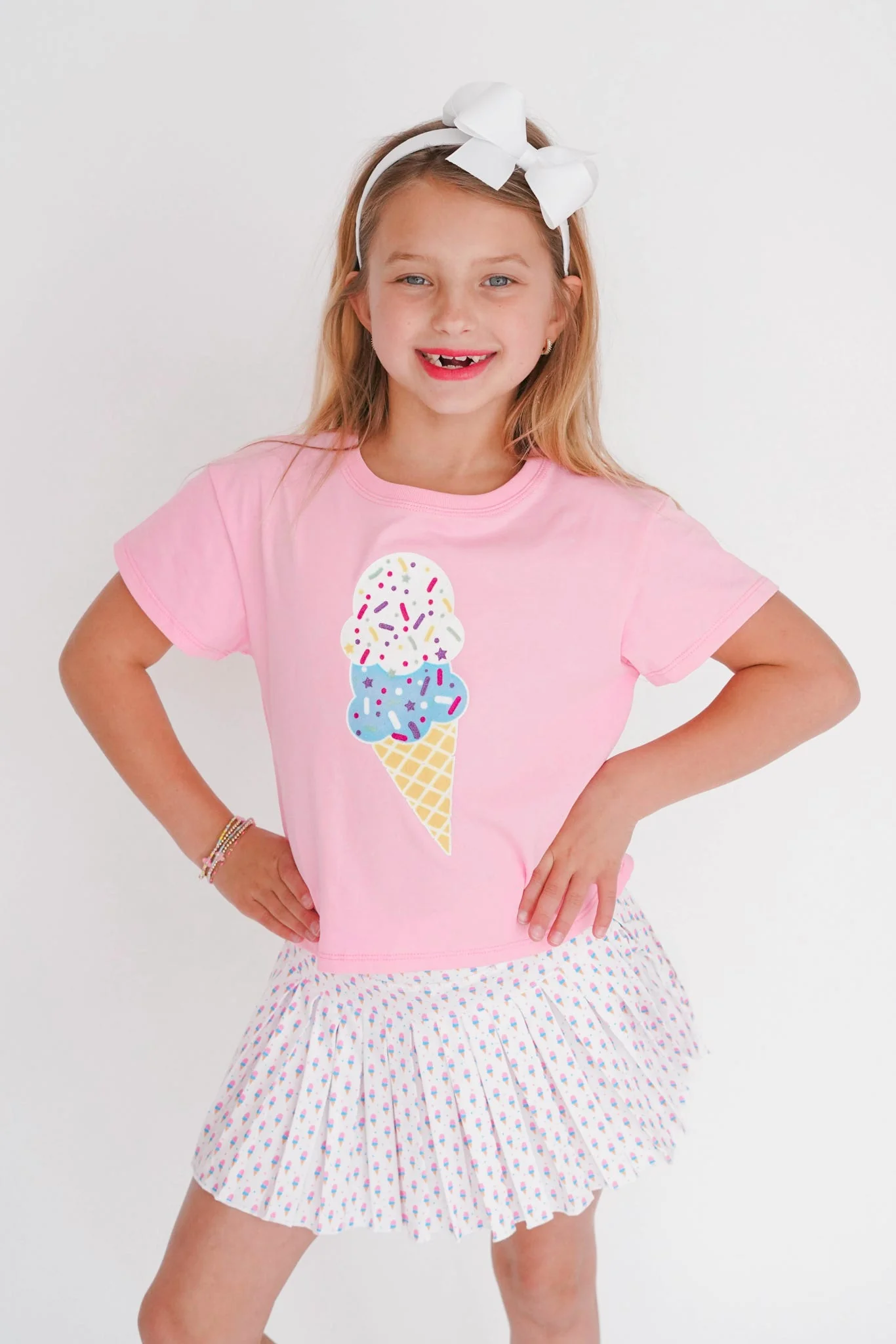 Azarhia Printed Mini Pleated Skort