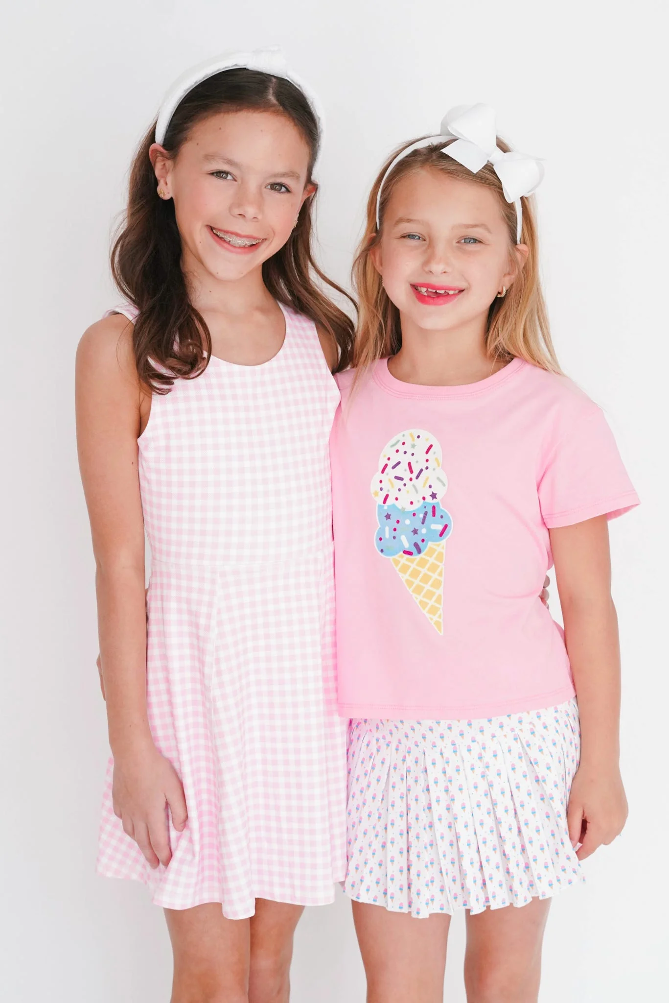 Girls' Azarhia Glitter Ice Cream Boxy Tee - Image 2