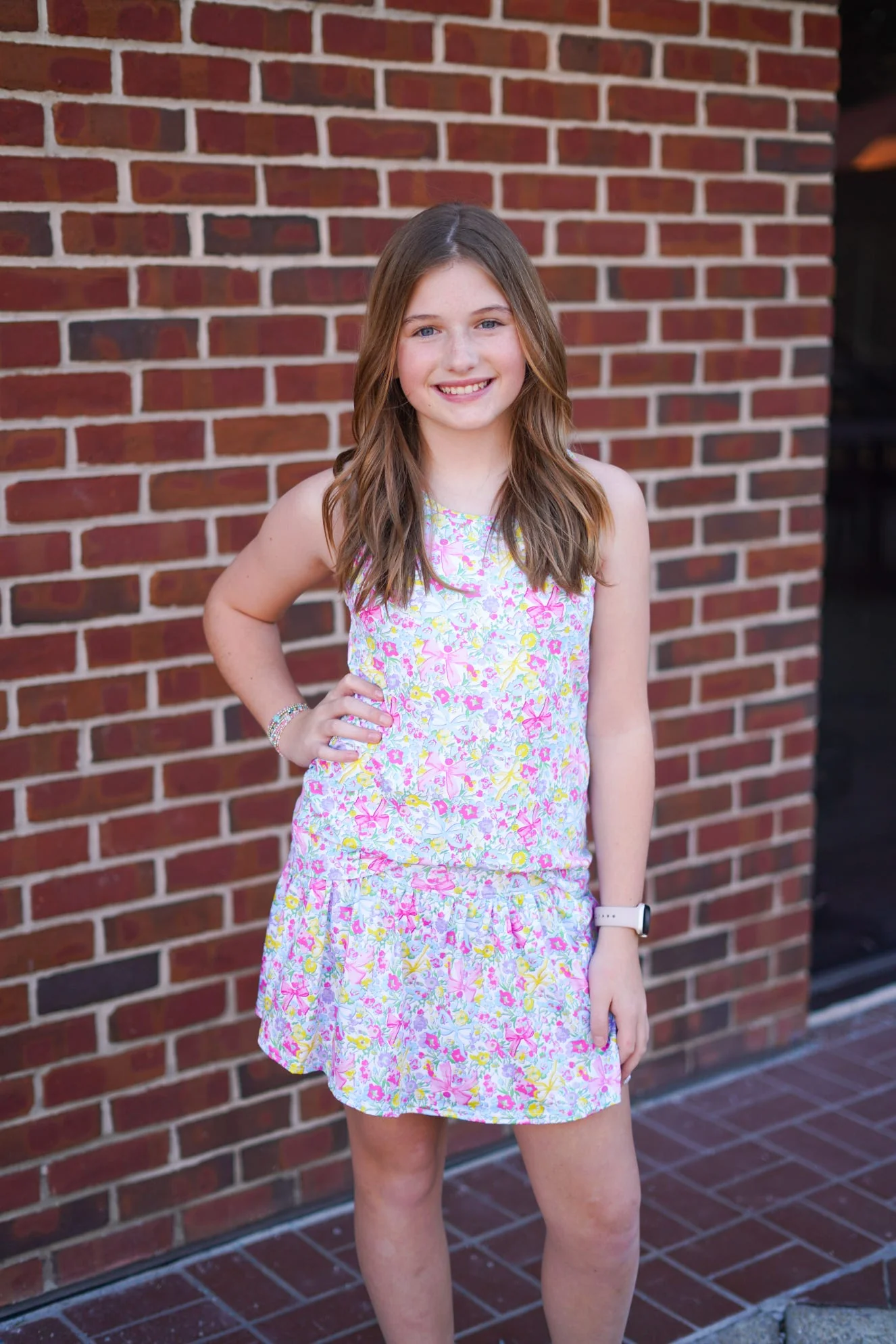 Girls' Azarhia Racer Back Tank