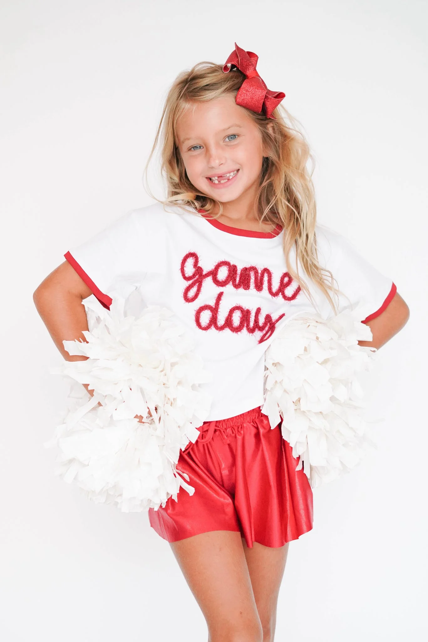 Girls' Azarhia Tinsel Game Day Tee - Image 5