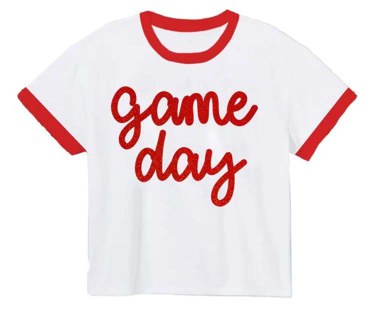 Girls' Azarhia Tinsel Game Day Tee - Image 6