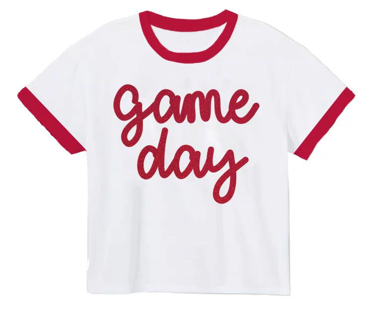 Girls' Azarhia Tinsel Game Day Tee - Image 7