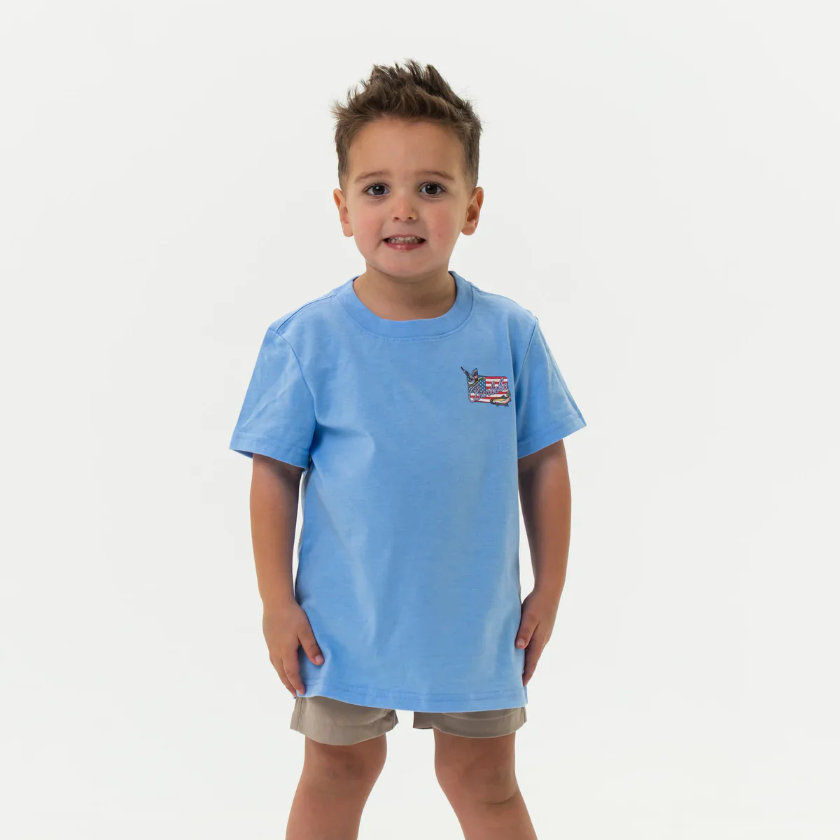 Boys' Burlebo Patch Flag Tee - Image 2