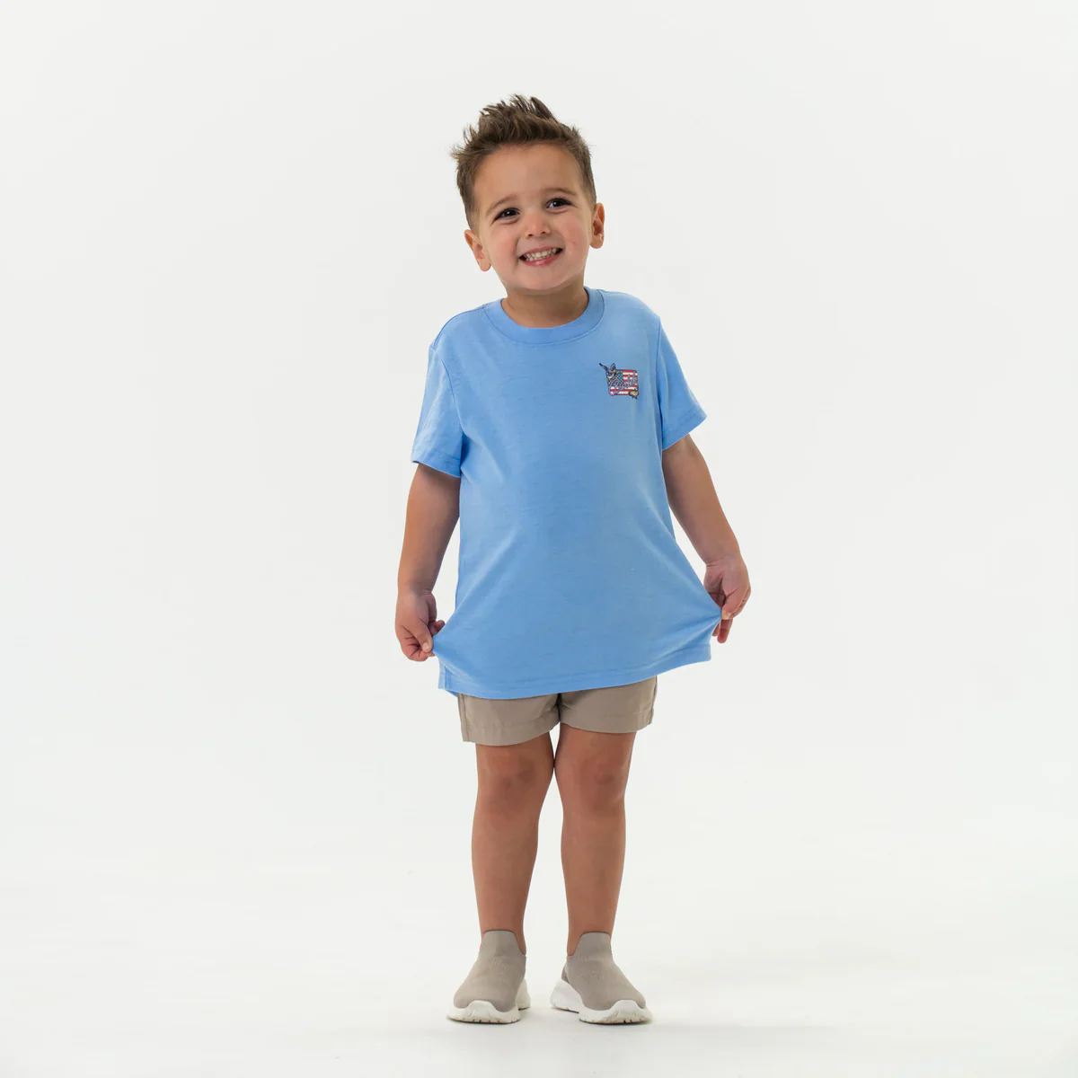 Boys' Burlebo Patch Flag Tee - Image 3