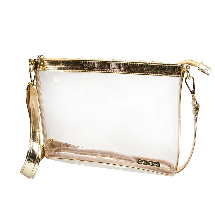 Capri Designs Clear Large Crossbody
