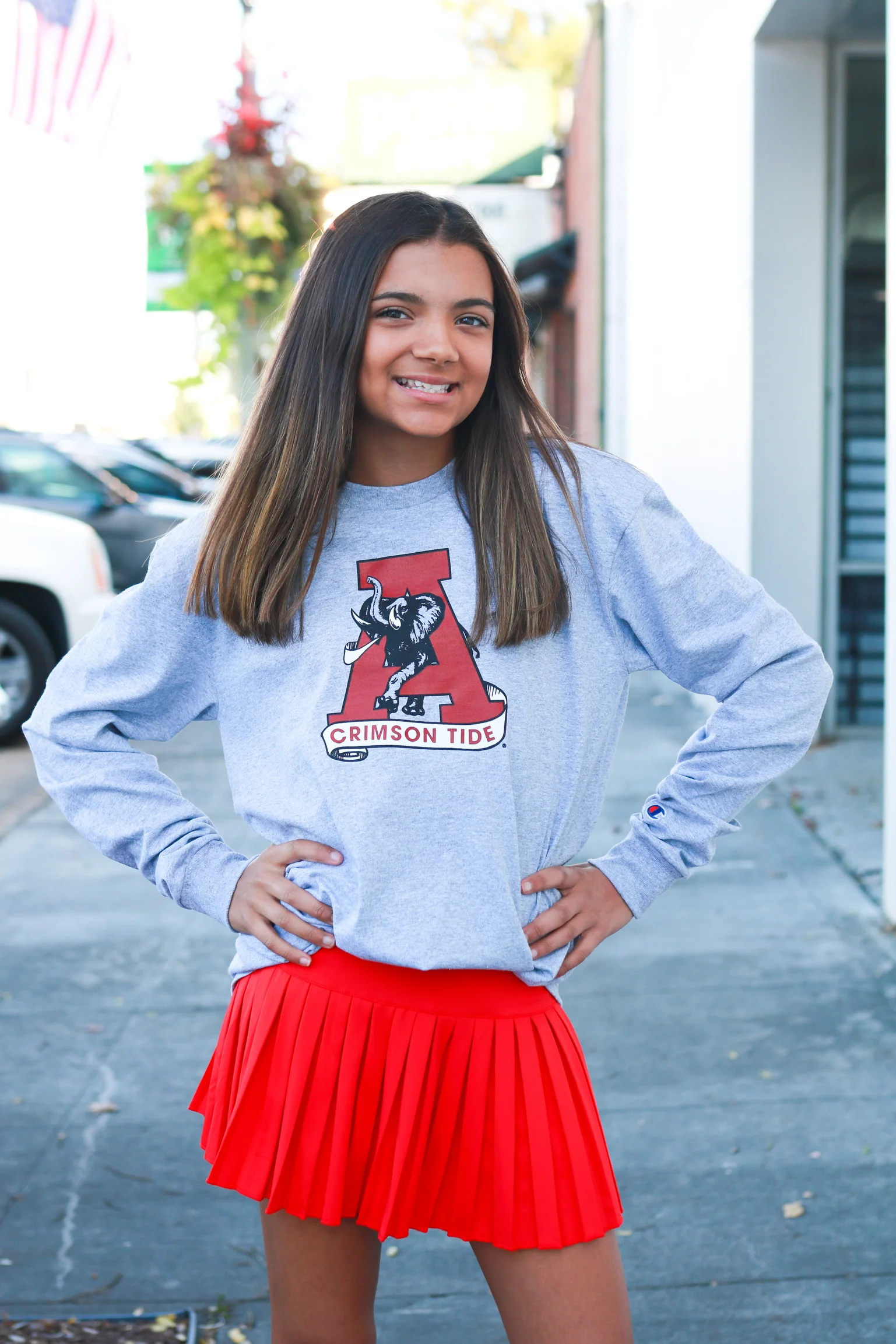 Youth Champion Vault Elephant Long Sleeve Shirt
