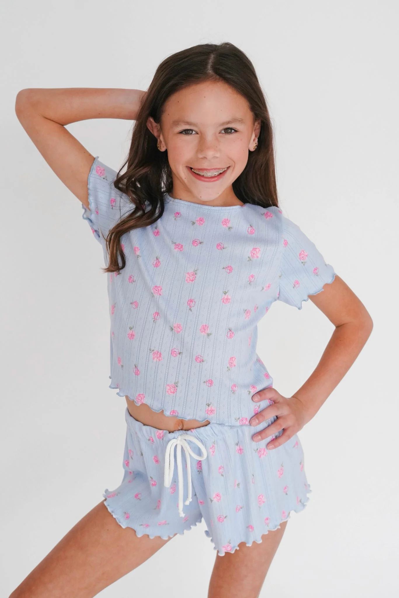 Girls' Ribbed Pajama Shorts - Image 4