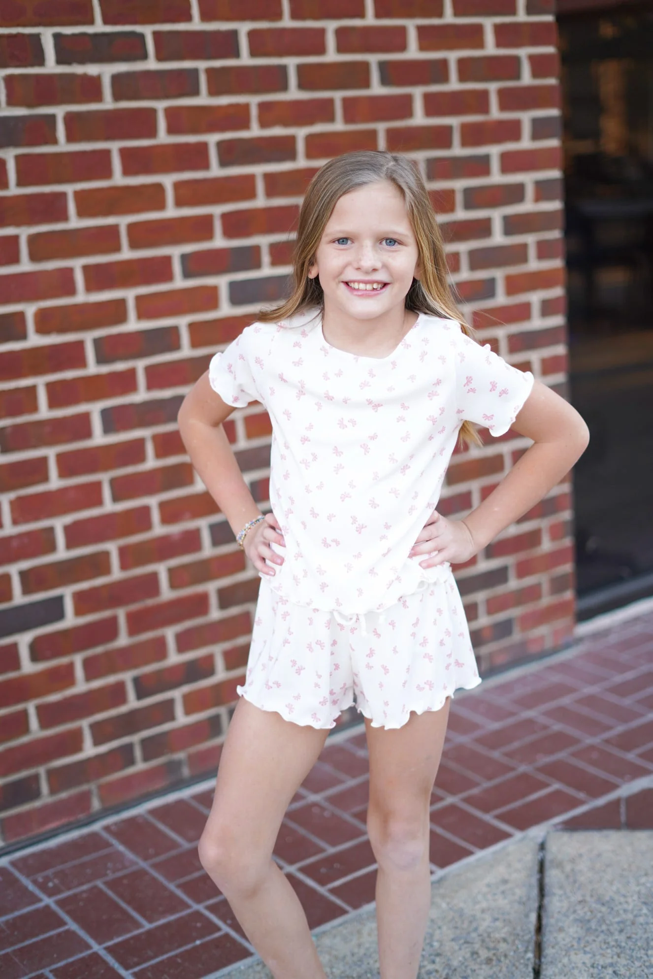 Girls' Ribbed Pajama Top - Image 7