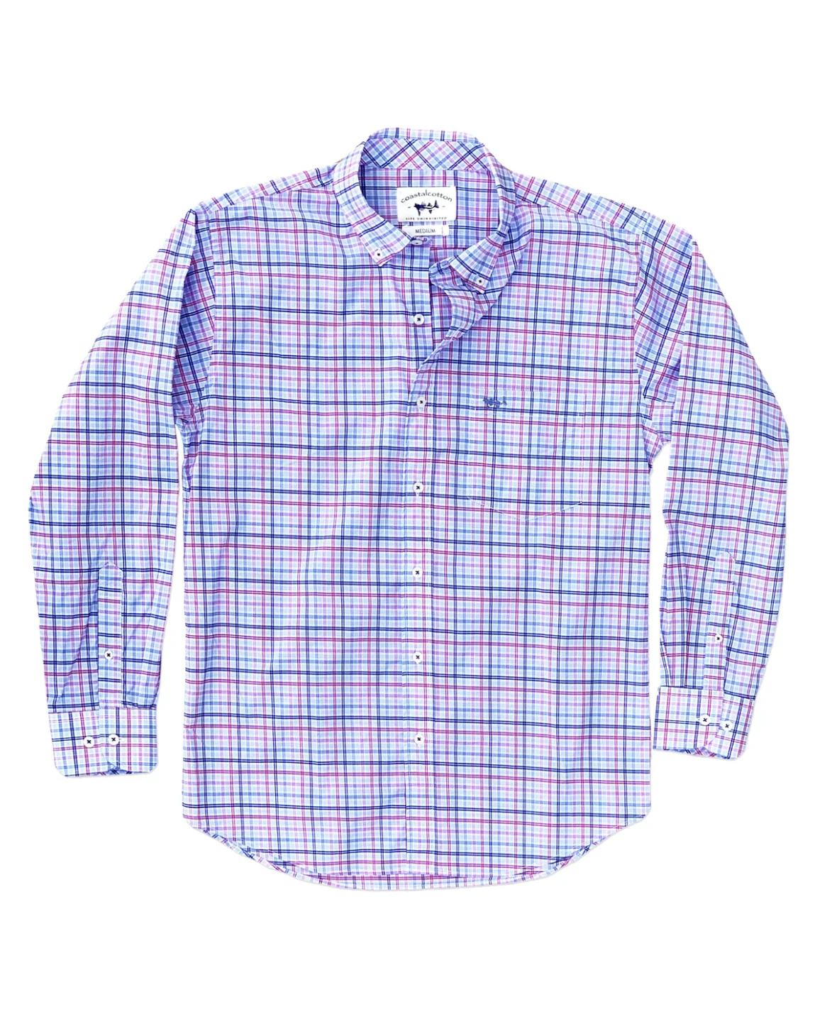 Coastal Cotton Long Sleeve Performance Sport Shirt - Image 10