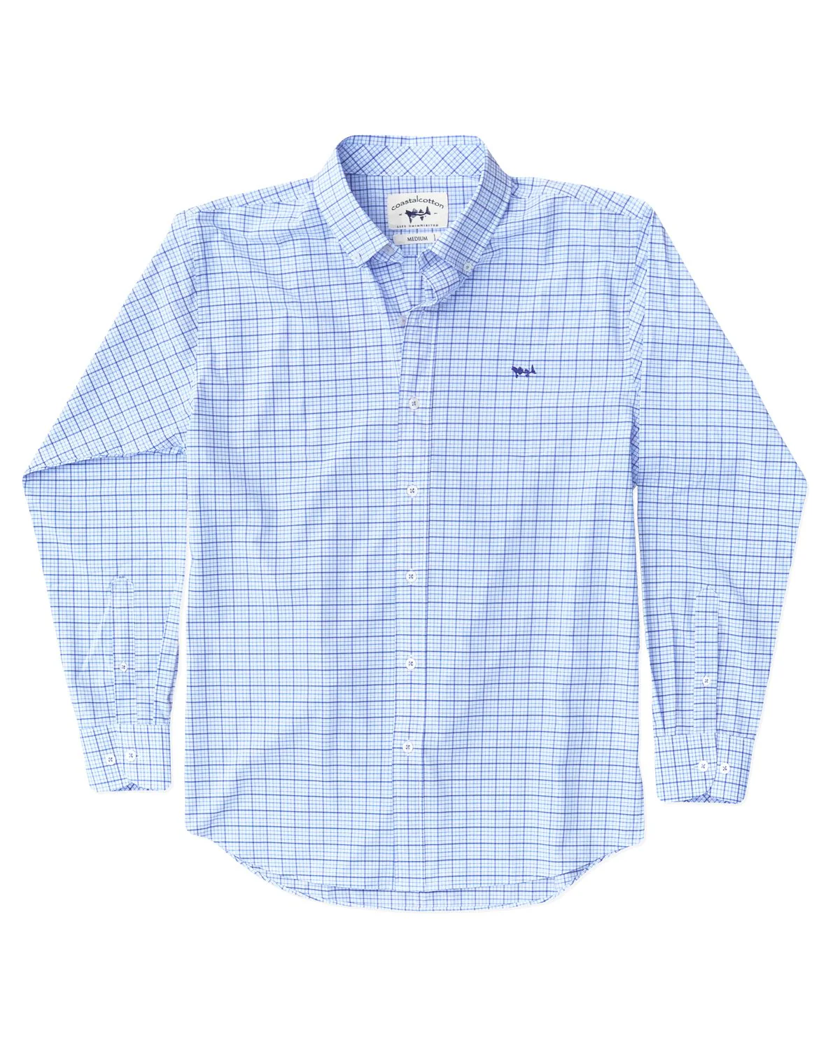 Coastal Cotton Long Sleeve Performance Sport Shirt - Image 6