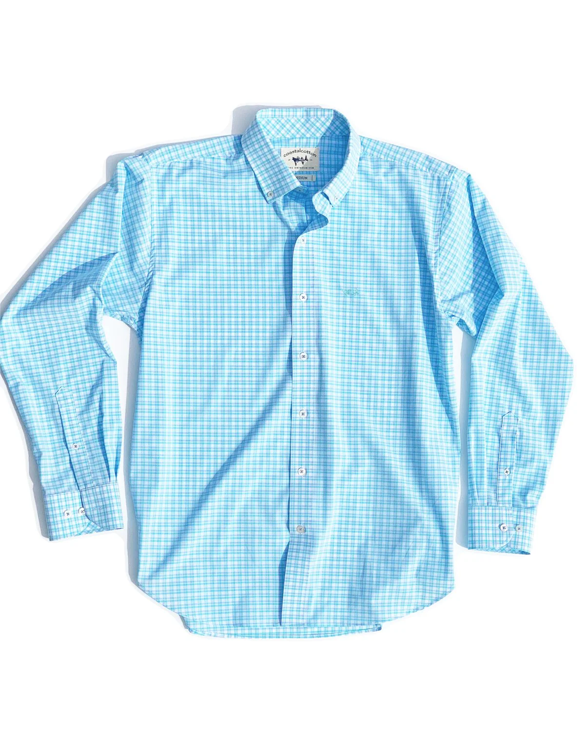 Coastal Cotton Long Sleeve Performance Sport Shirt - Image 8