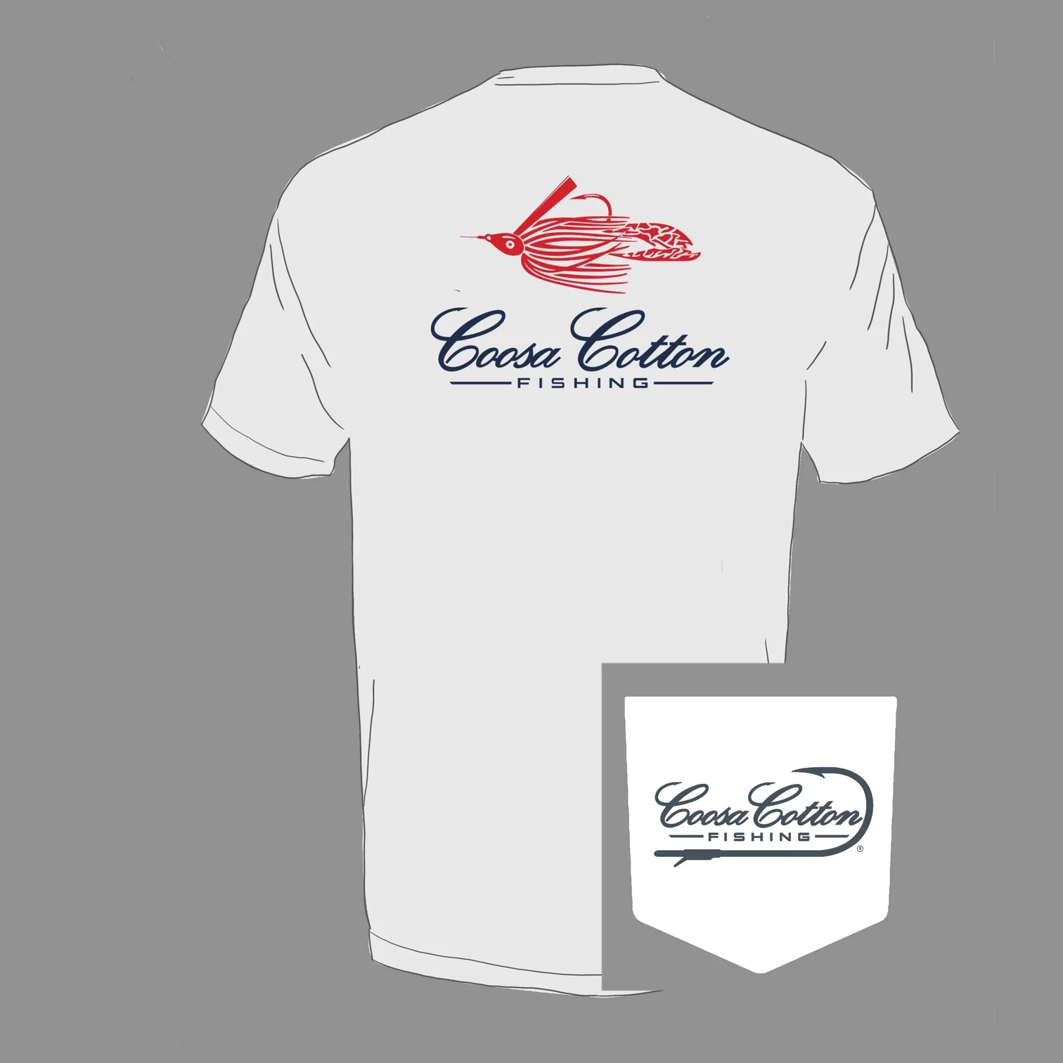Coosa Original Swim Jig Tee - Image 2