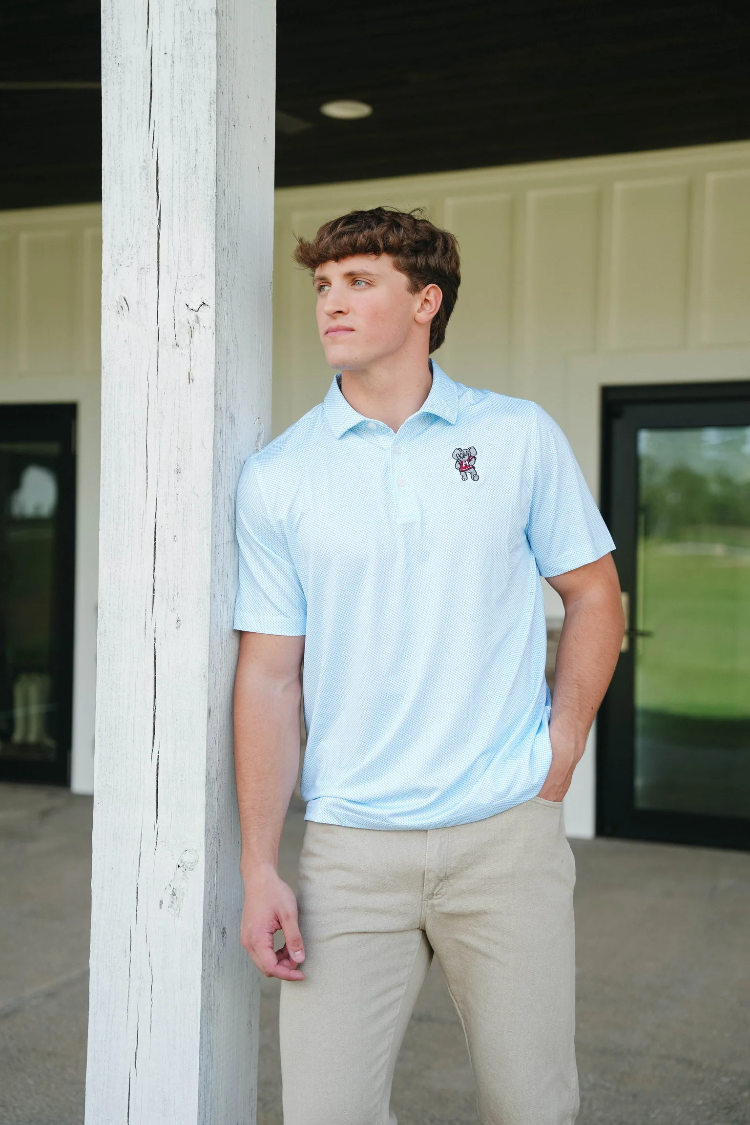 Cutter & Buck Pike Eco Symmetry Polo Standing Elephant Polo - Image 4