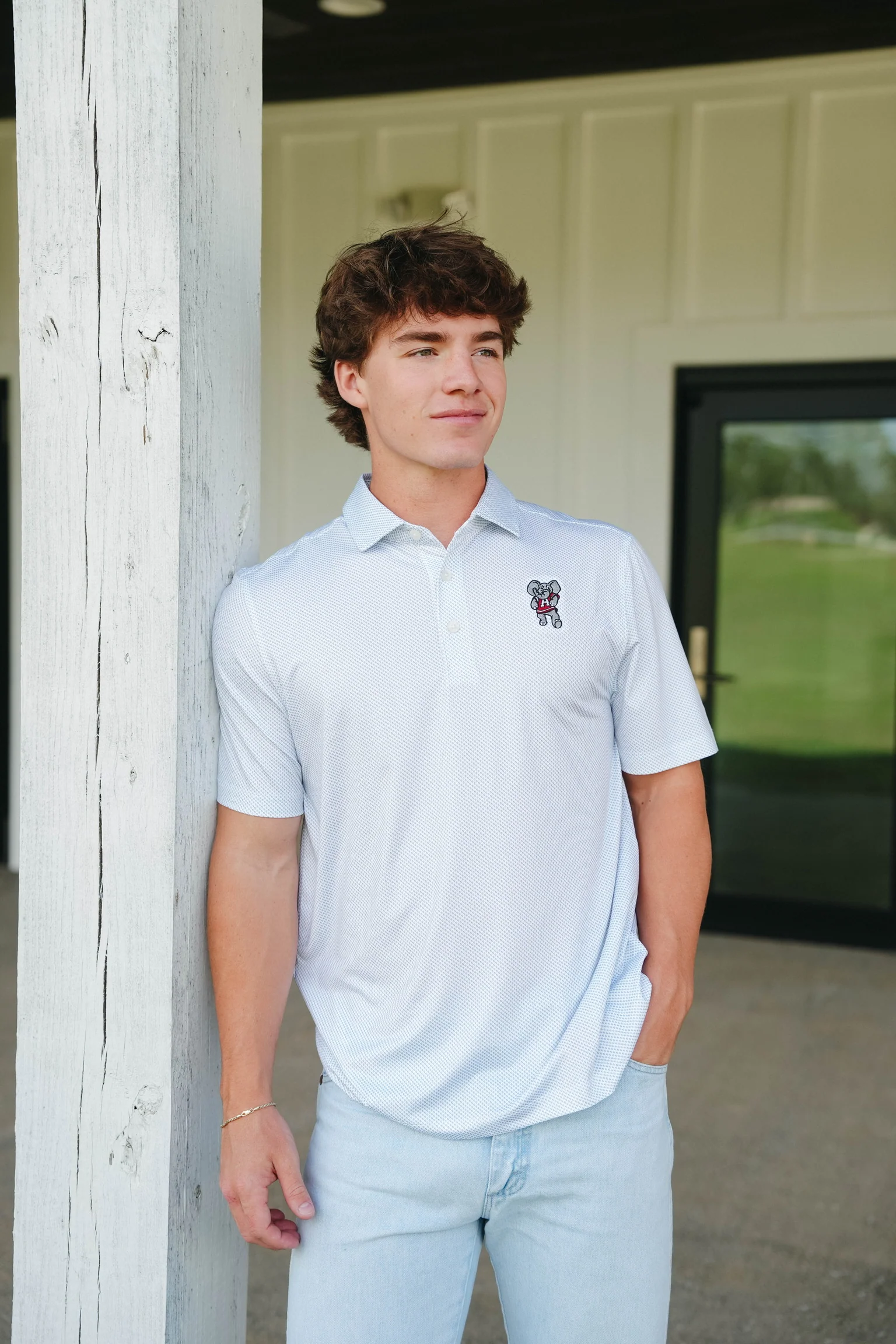 Cutter & Buck Pike Eco Symmetry Polo Standing Elephant Polo - Image 7