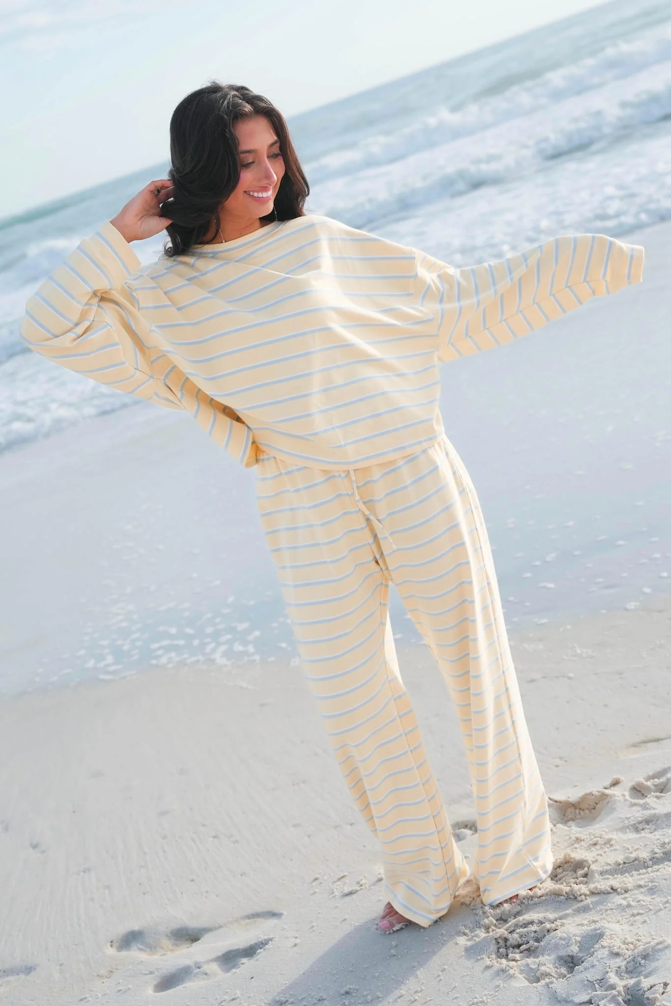 Double Stripe Patch Pullover - Image 2
