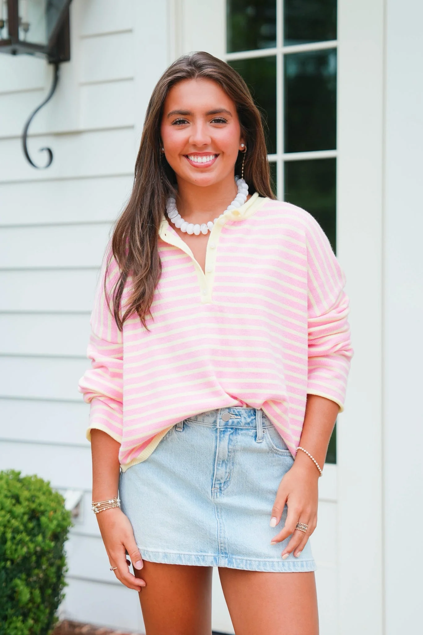 Barbra Henley Sweater