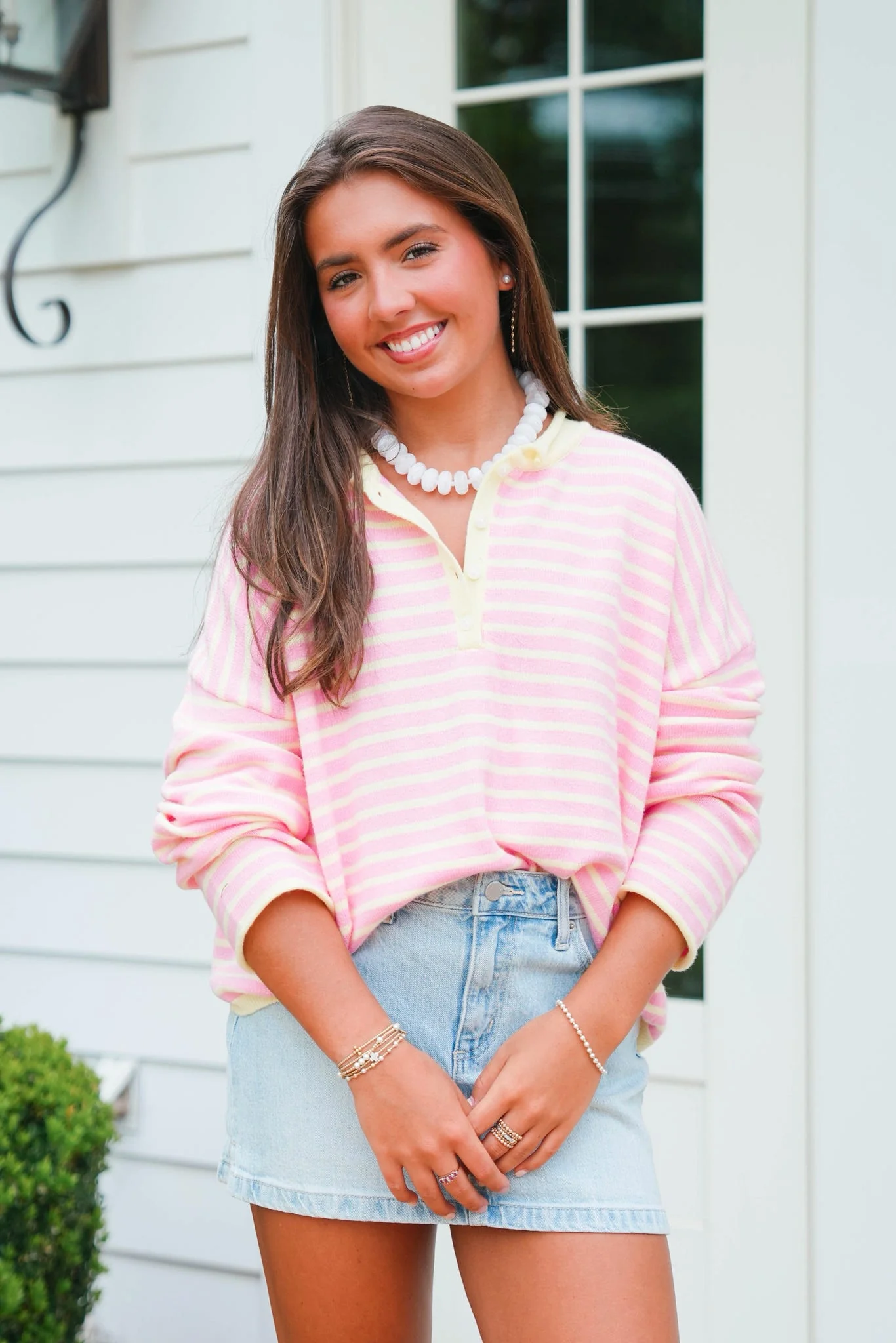 Barbra Henley Sweater - Image 2