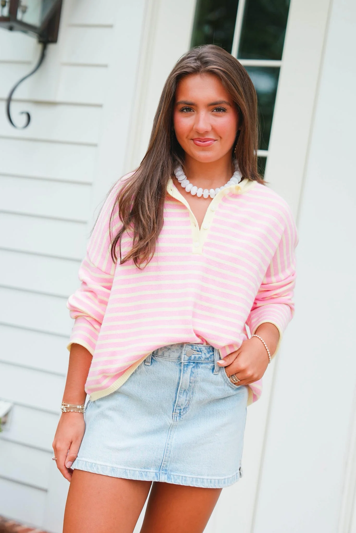 Barbra Henley Sweater - Image 3