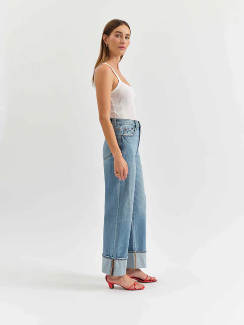 Daze Eastside Loose Cuff Jean - Image 3
