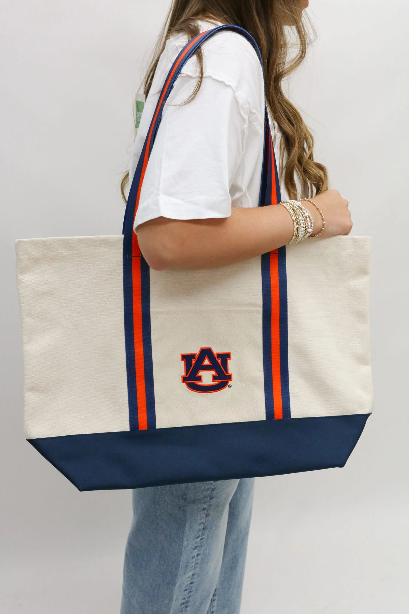 Canvas Collegiate Boat Tote - Image 2
