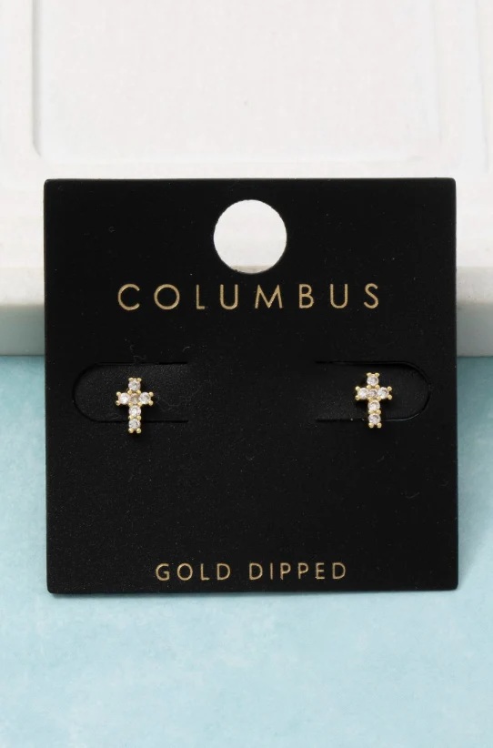 Cross Earrings - Image 2
