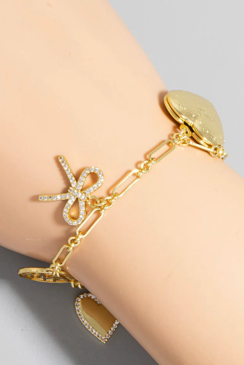 XOXO Charm Bracelet - Image 2