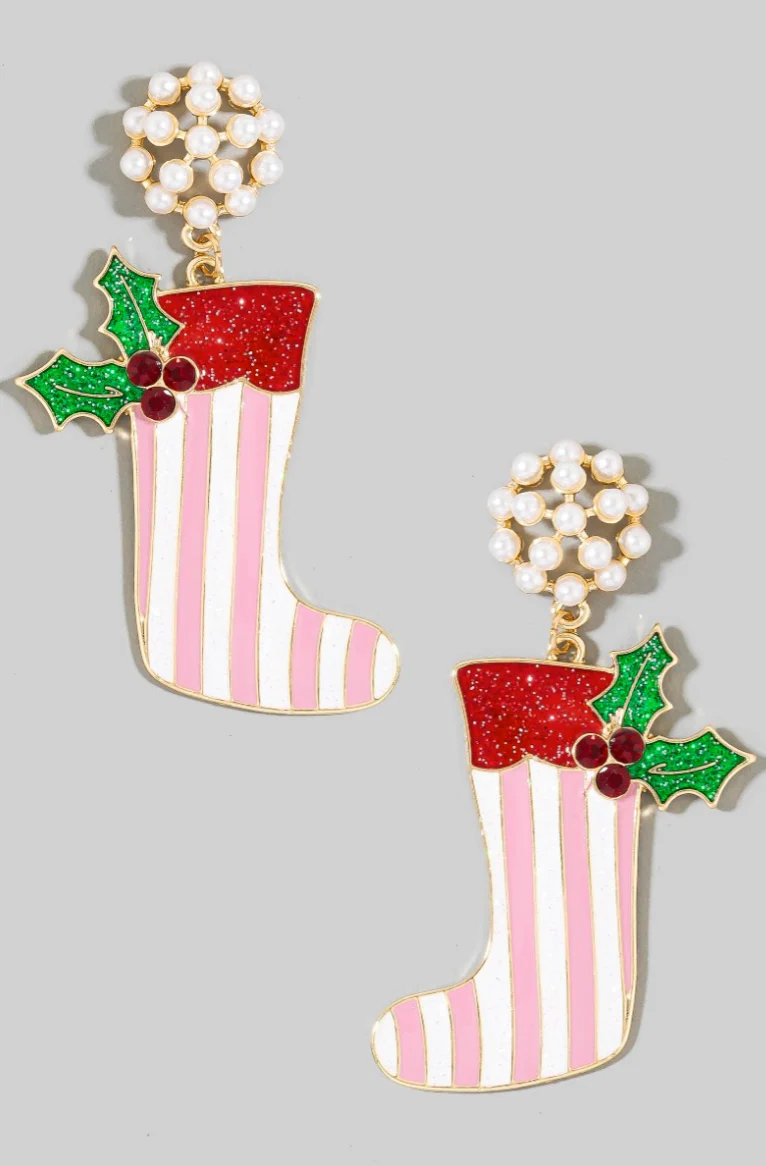 Stocking Earring