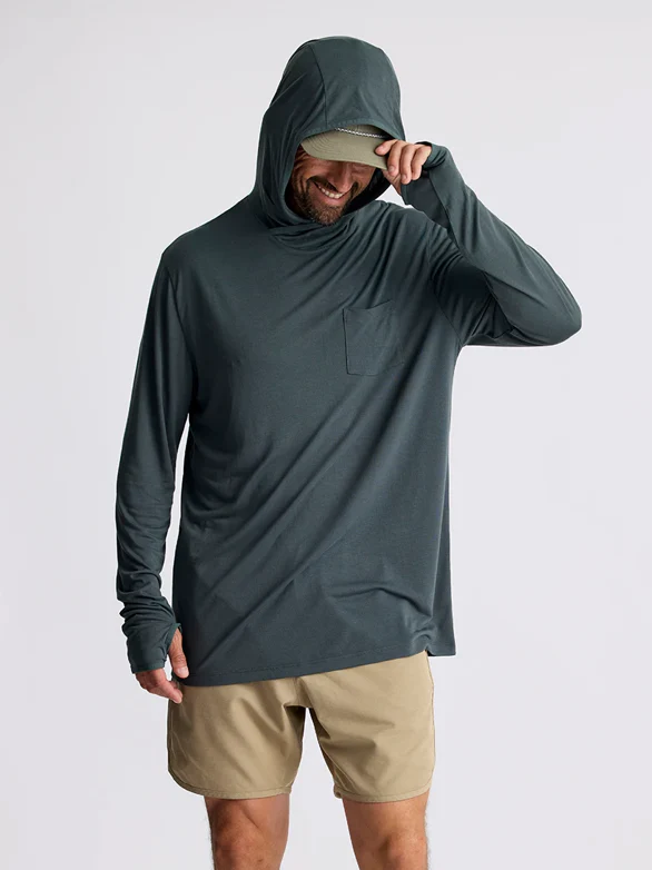 Free Fly Men's Bamboo Lightweight Hoodie - Image 19