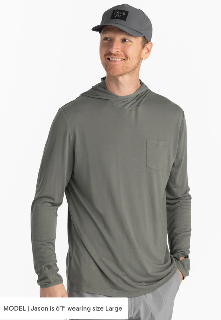 Free Fly Men's Bamboo Lightweight Hoodie - Image 22