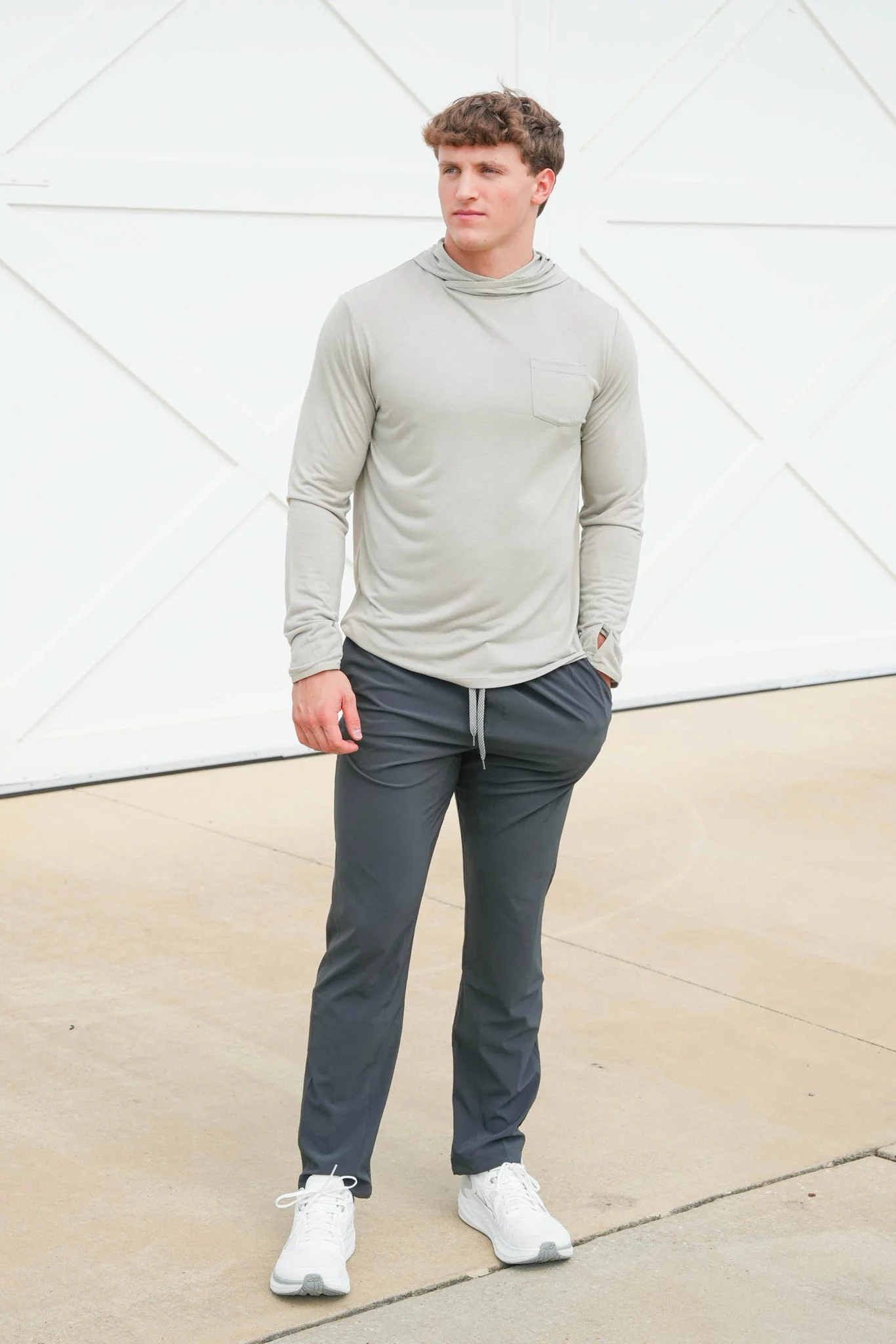 Free Fly Men's Bamboo Lightweight Hoodie - Image 5