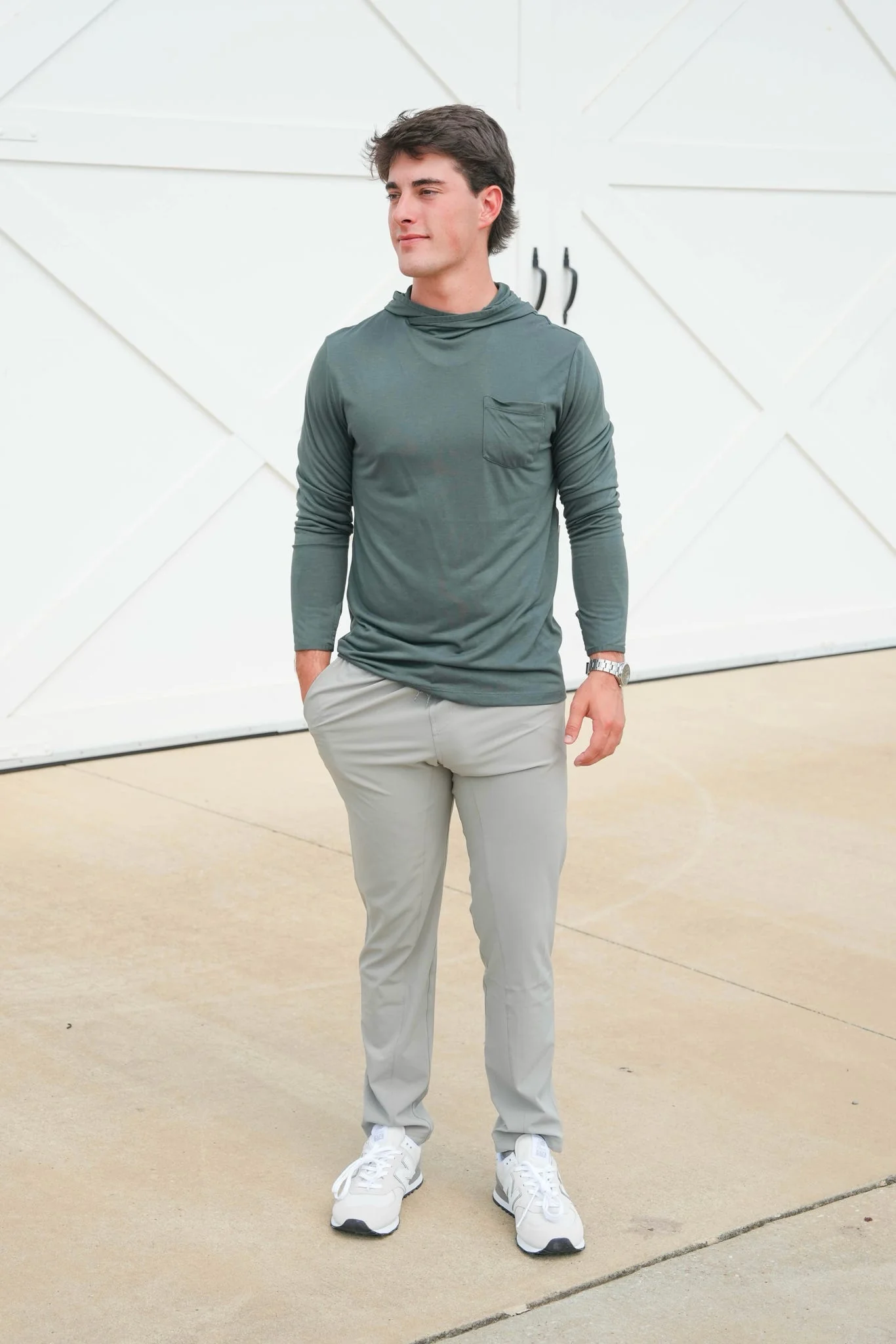 Free Fly Men's Bamboo Lightweight Hoodie - Image 7