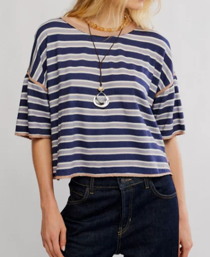 Free People We The Free Clean Rugby Tee - Image 3