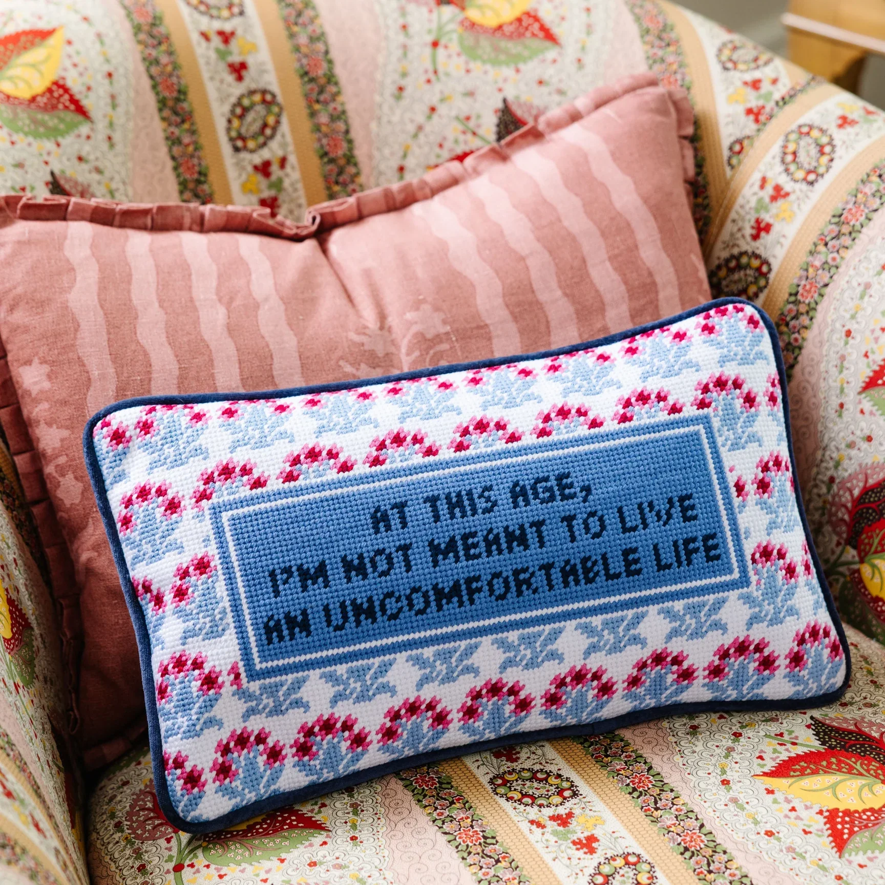 Furbish Needlepoint Pillow - Image 5