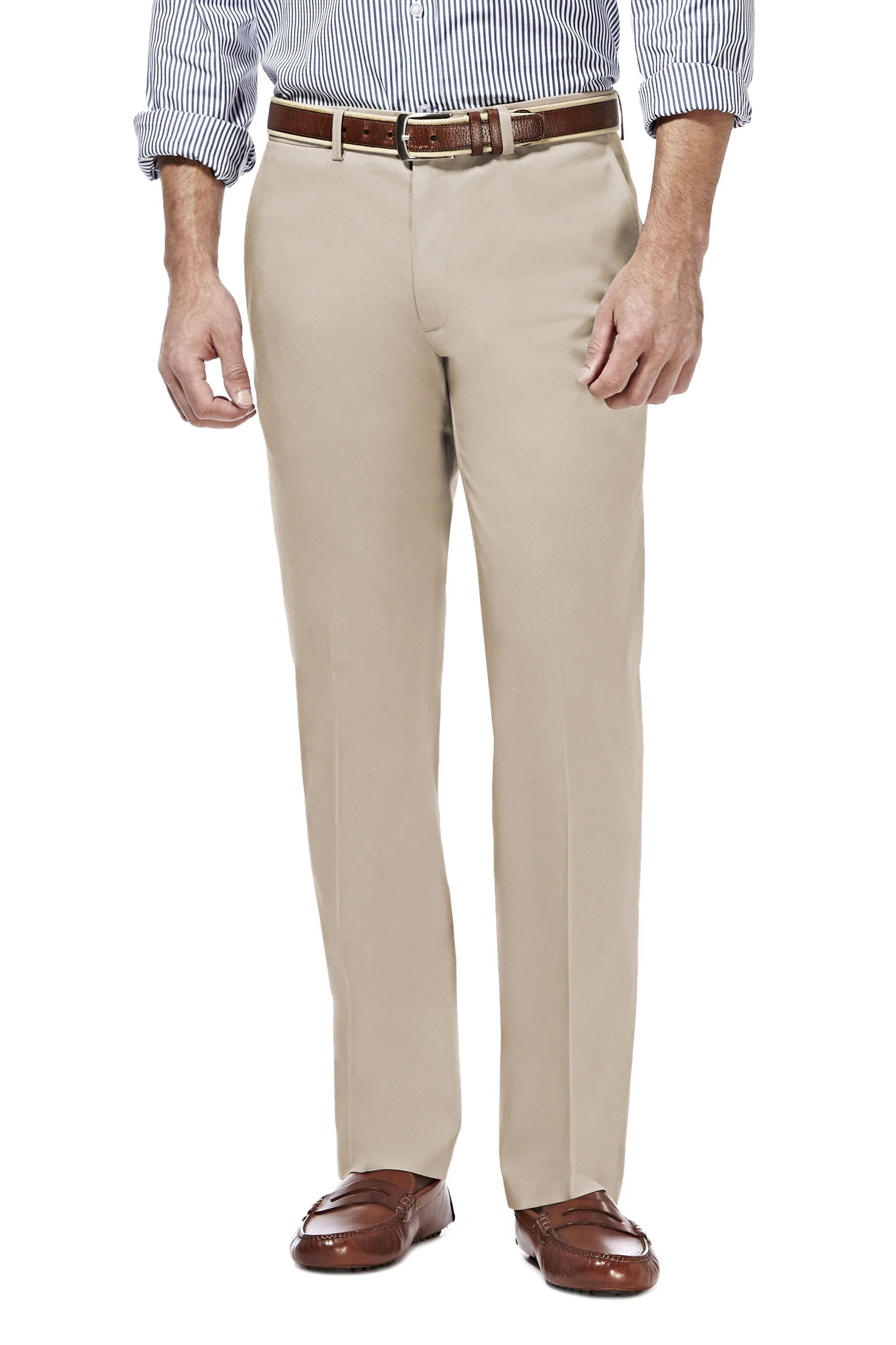 Haggar No Iron Flat Front Pants - Image 3