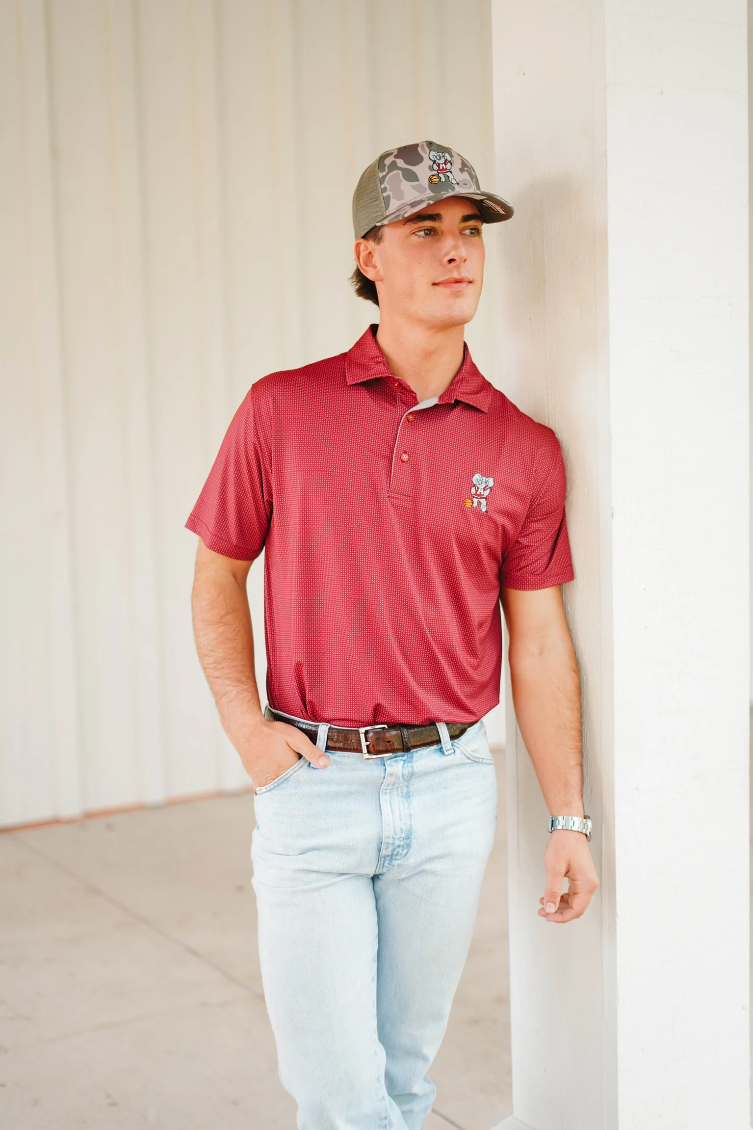Alabama Basketball Polo - Image 3