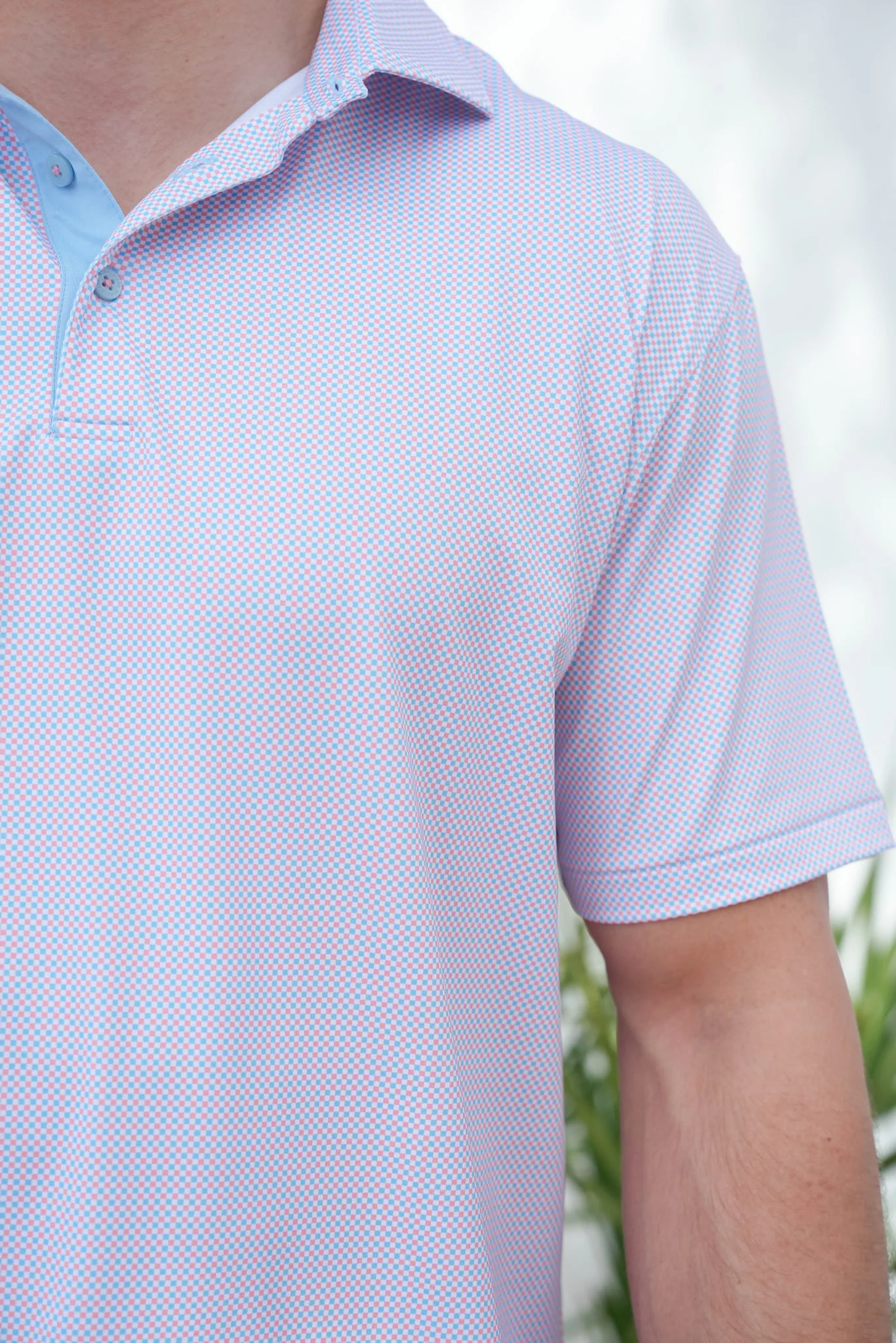 Taylor & Mick Gingham Polo - Image 4