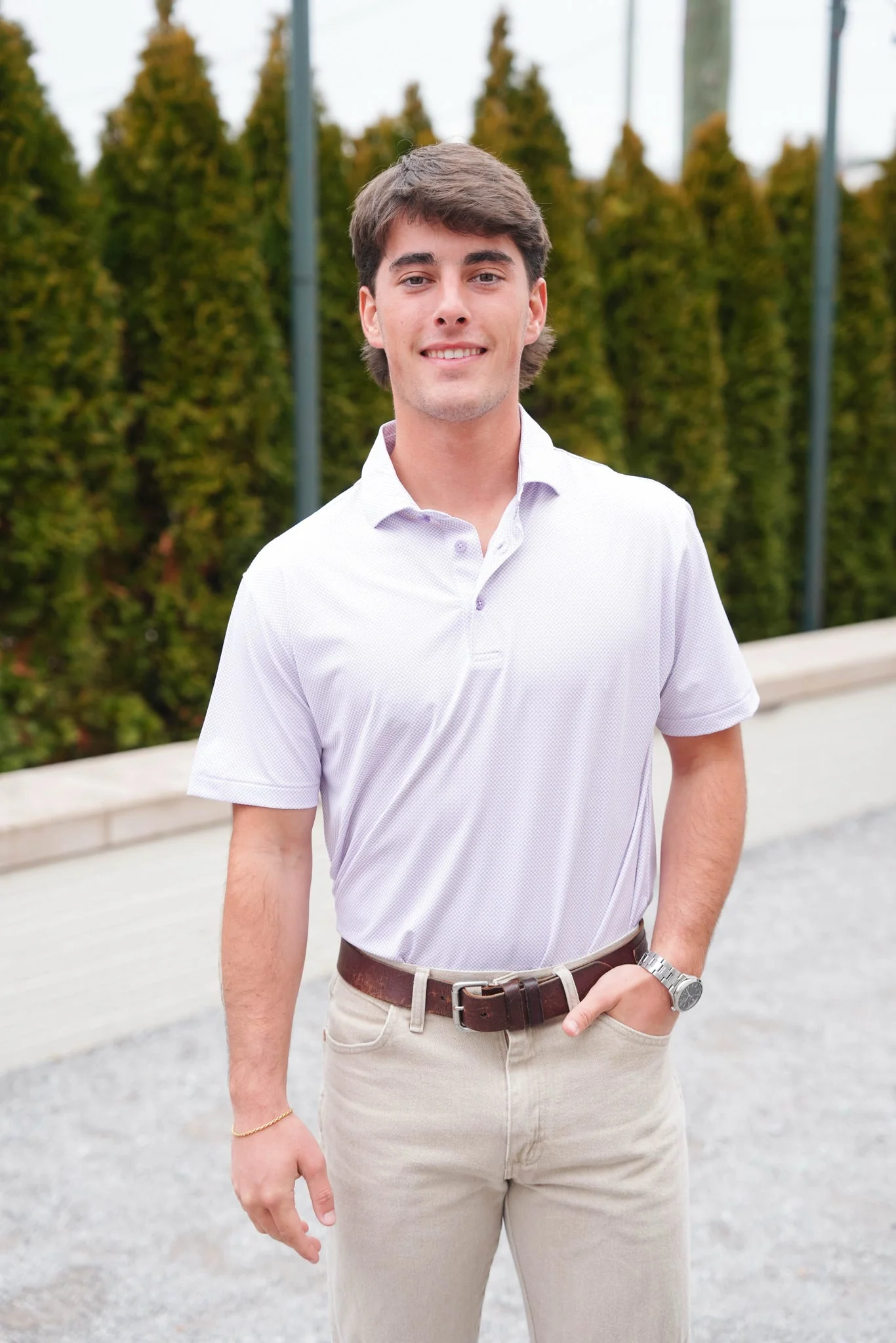 Taylor & Mick Gingham Polo - Image 9