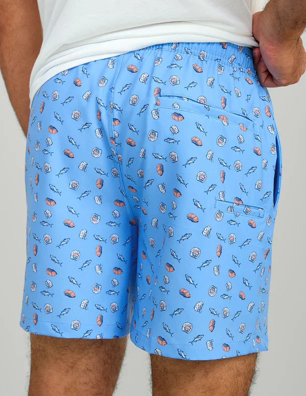 Huk Pursuit Printed Volley Swim Short - Image 6