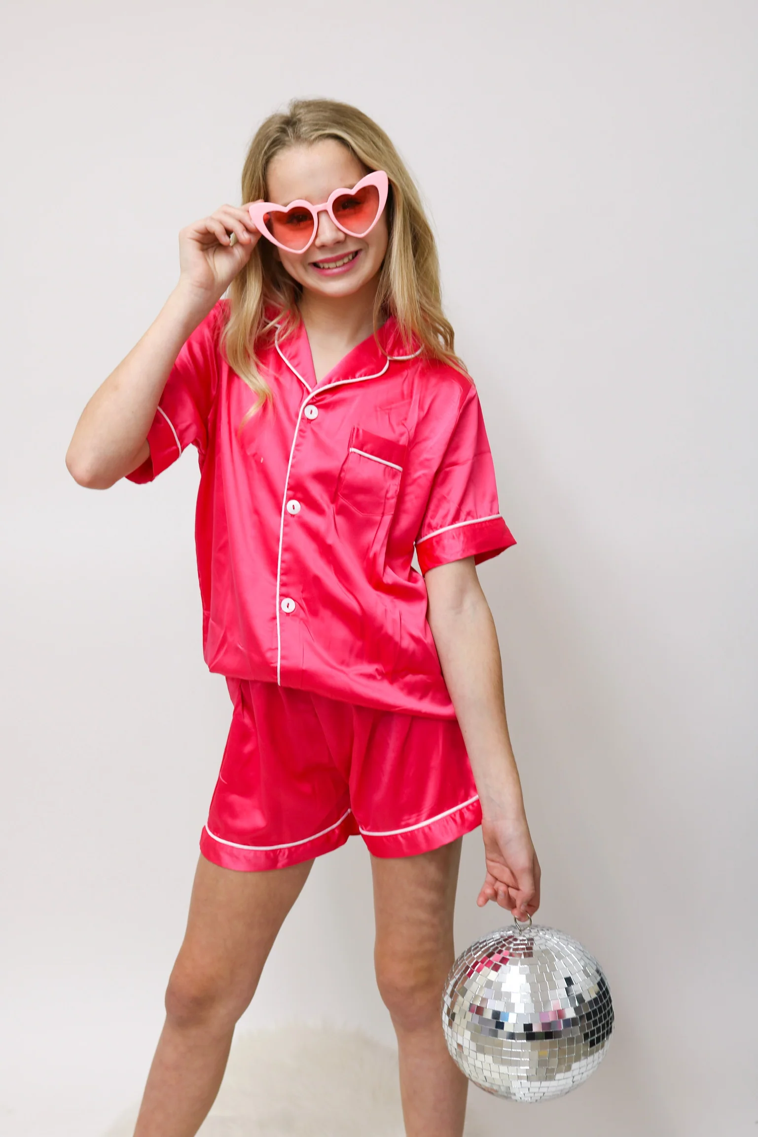 Girls' Jane Marie Silky PJ Shorts - Image 11
