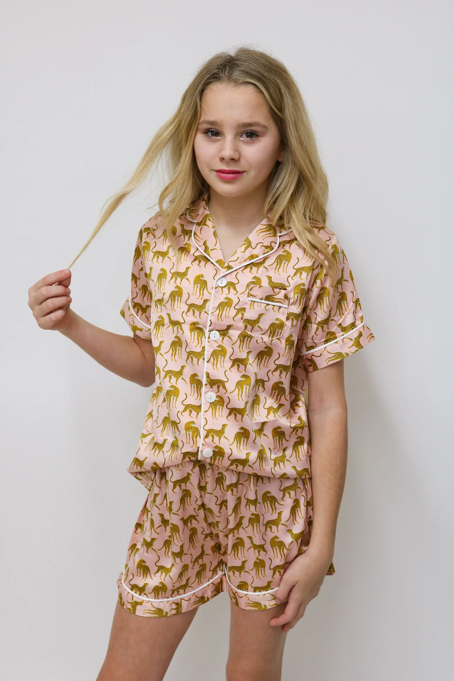 Girls' Jane Marie Silky PJ Top - Image 10