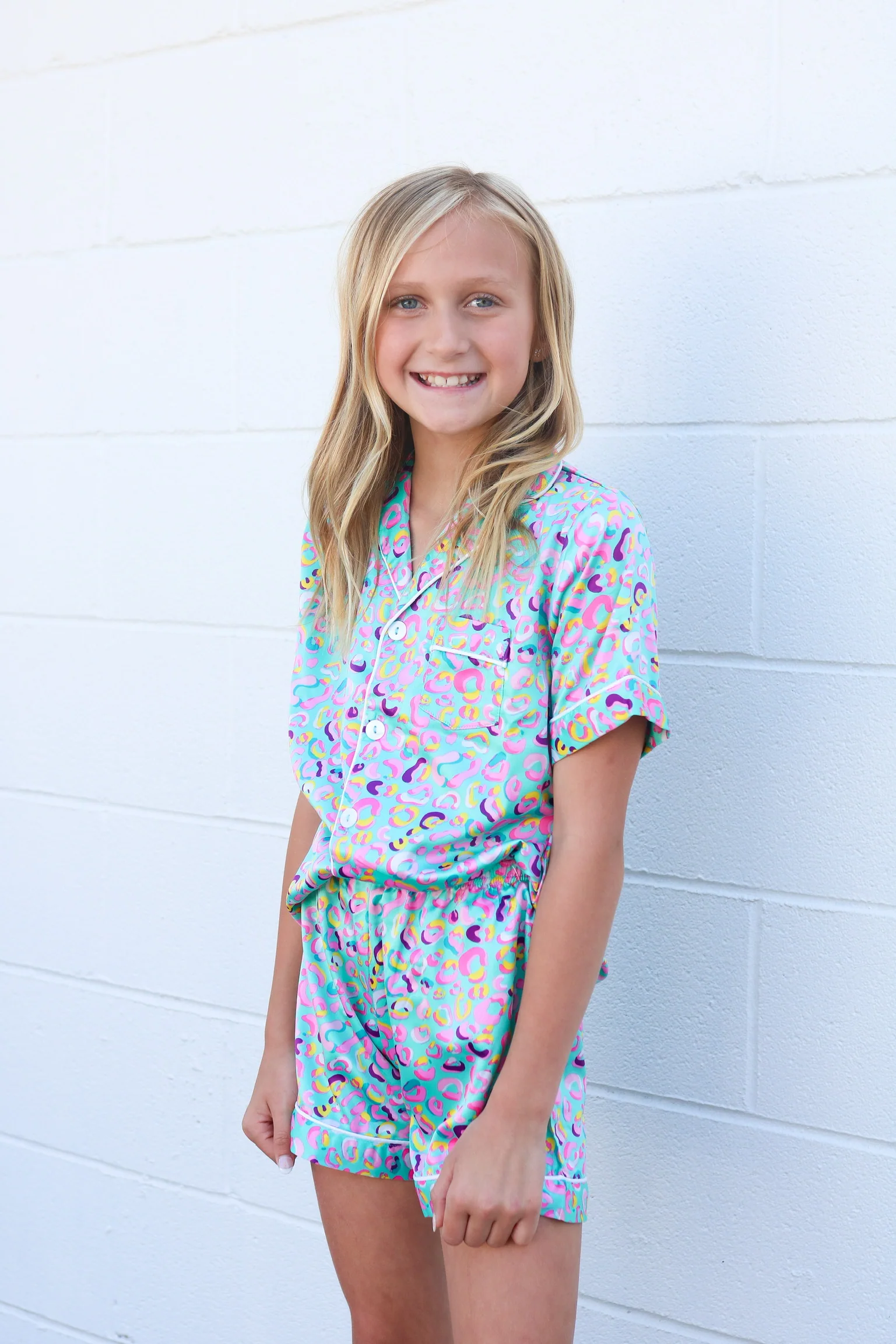 Girls' Jane Marie Silky PJ Top - Image 24