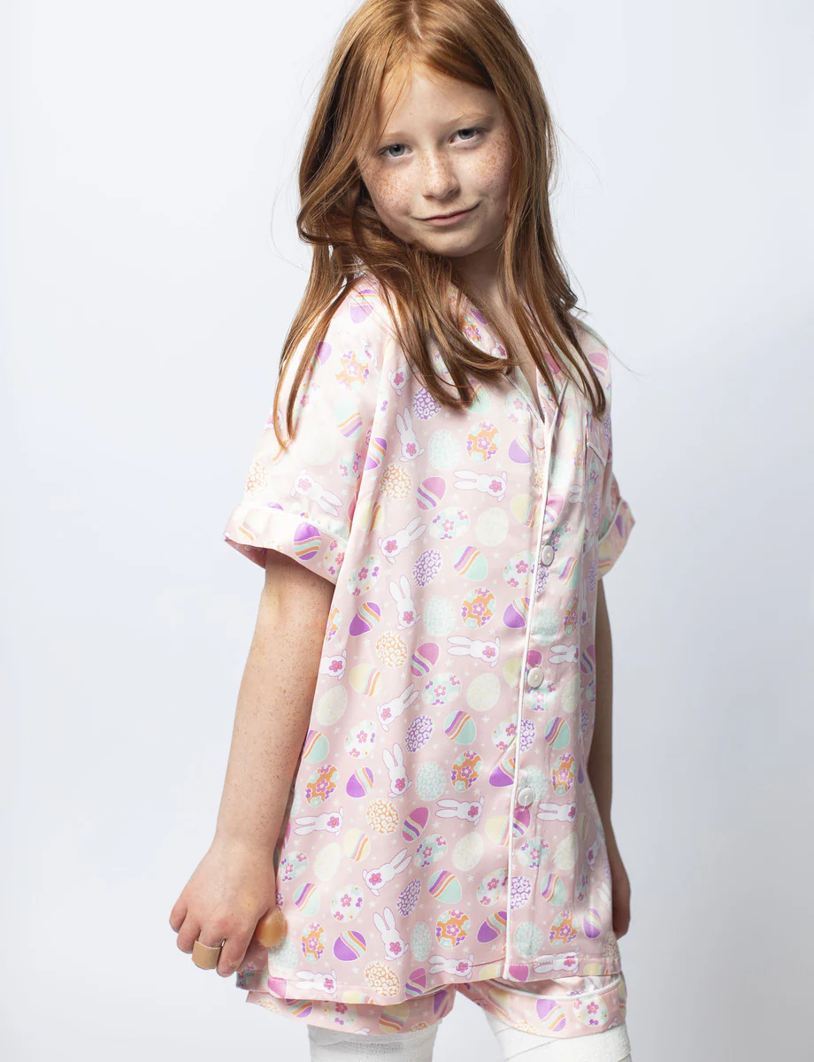 Girls' Jane Marie Silky PJ Top - Image 7