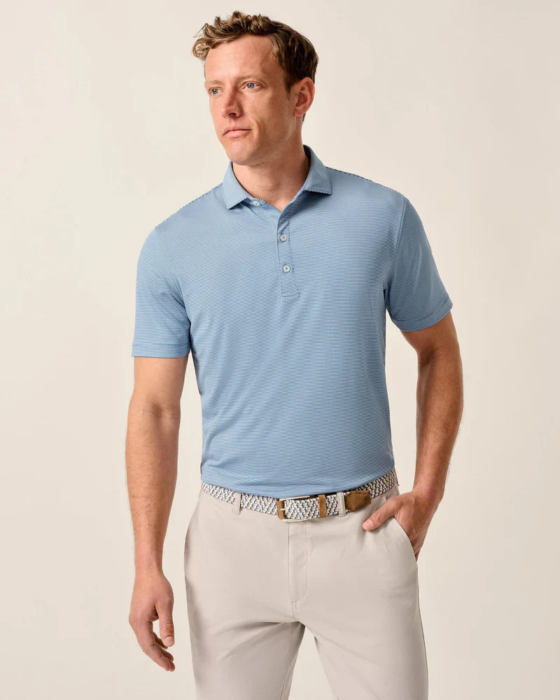 Johnnie O Lyndon Stripe Performance Polo - Image 22