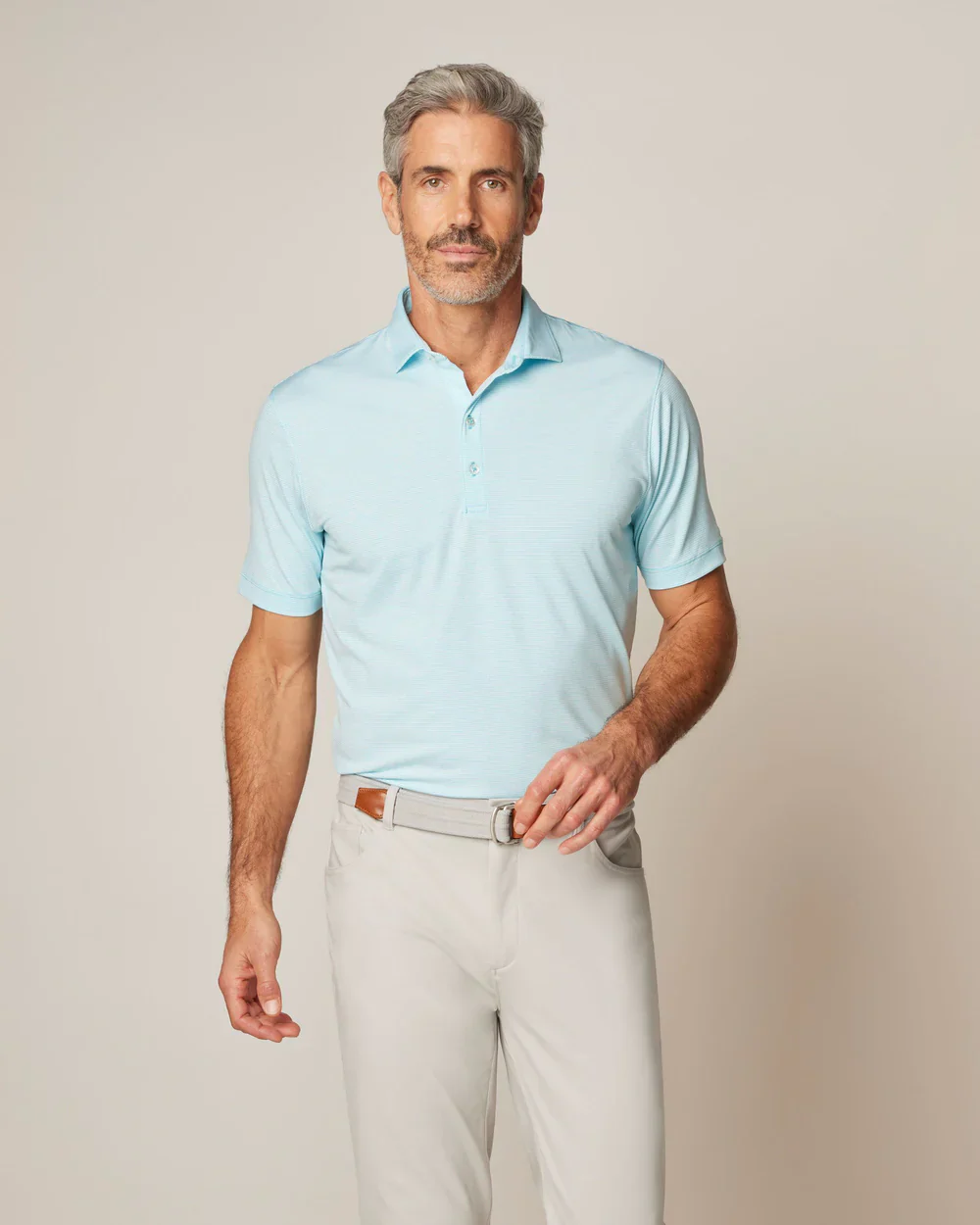 Johnnie O Lyndon Stripe Performance Polo - Image 5