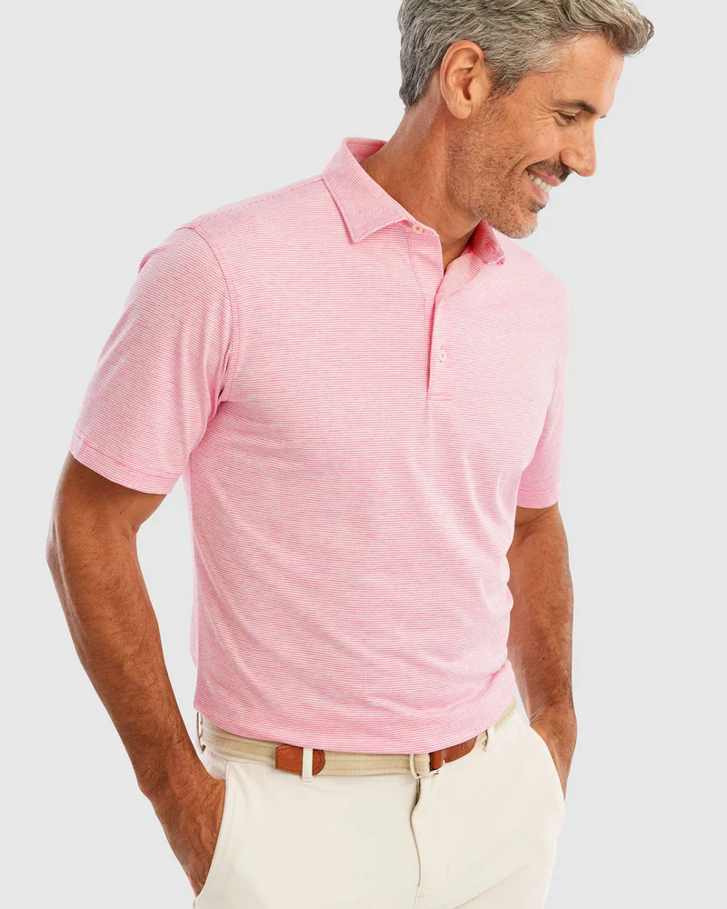 Johnnie O Lyndon Stripe Performance Polo - Image 8