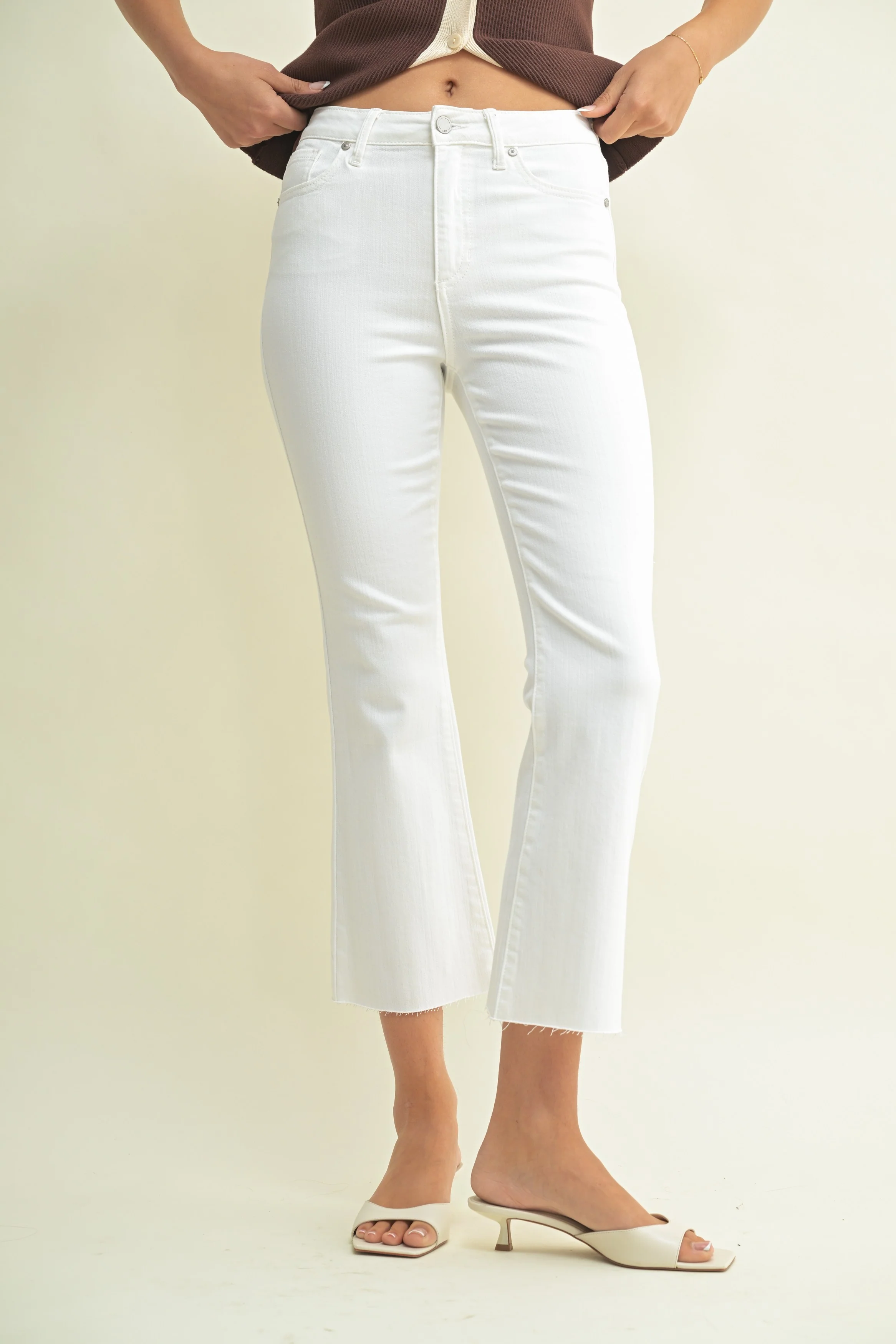 Just Black Denim Kick Flare Jean