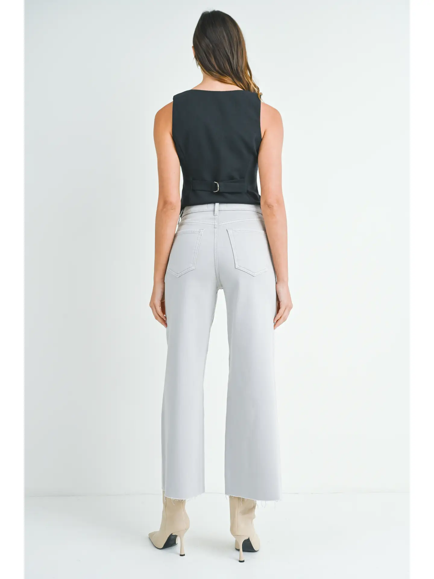 Just Black Scissor Cut Jeans - Image 6